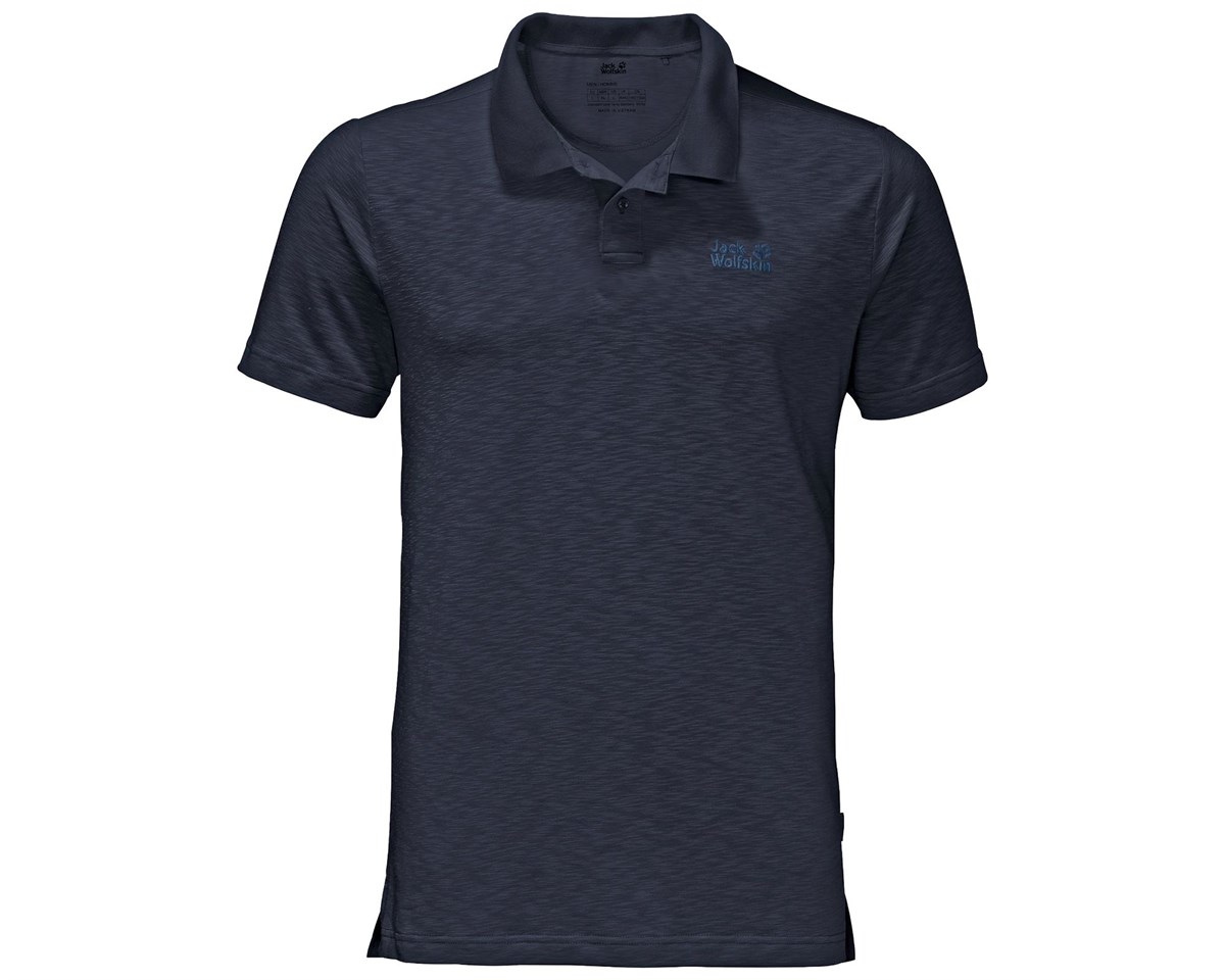 1804542NEBIMV3NEBIMV3|1804542|16459JACK WOLFSKIN TRAVEL POLO MEN ERKEK T-SHIRT-night blue