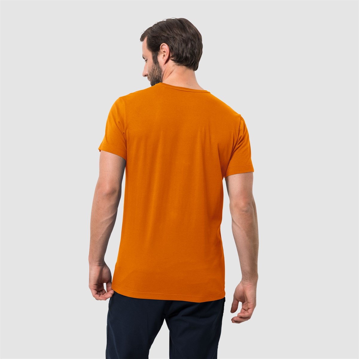 1806341NEBIMV3NEBIMV3|1806341|18227JACK WOLFSKIN MARBLE PAW T MEN ERKEK T-SHIRT-desert orange