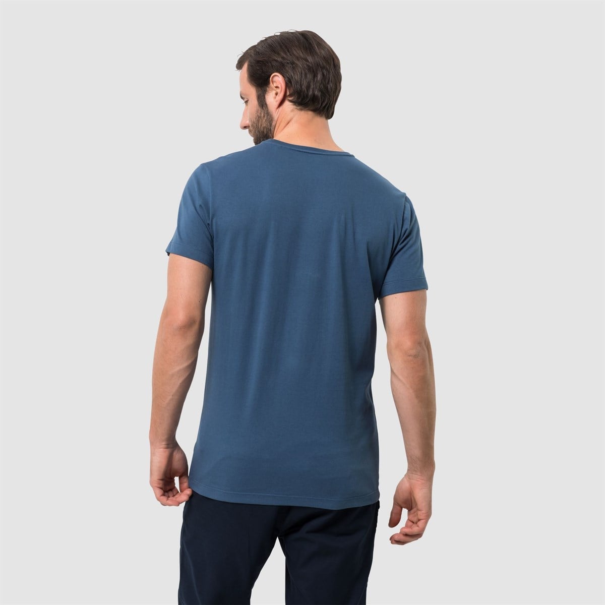 1806341NEBIMV3NEBIMV3|1806341|16553JACK WOLFSKIN MARBLE PAW T MEN ERKEK T-SHIRT-ocean wave