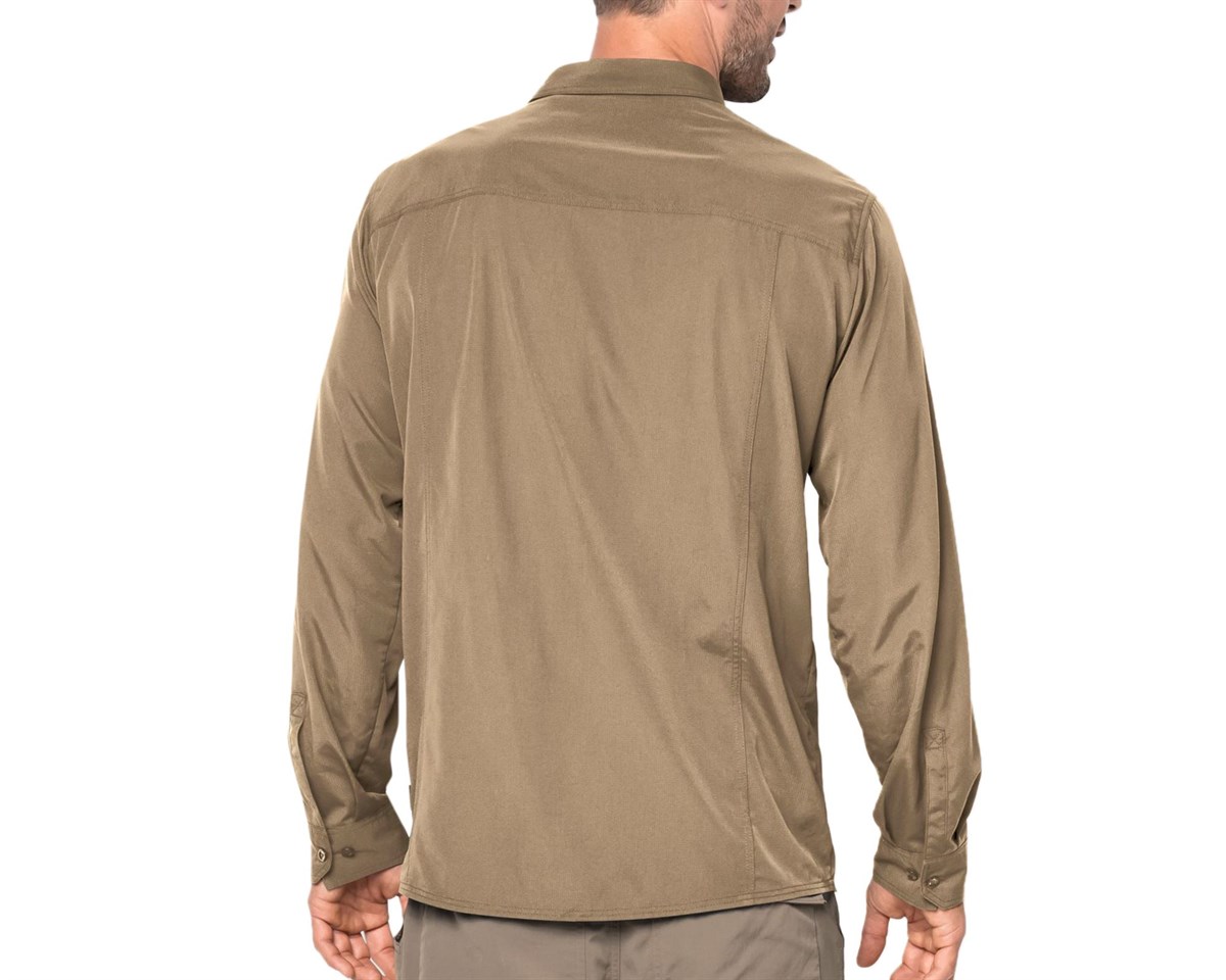 1402431NEBIMV3NEBIMV3|1402431|863JACK WOLFSKIN ATACAMA ROLL-UP SHIRT ERKEK GOMLEK-sand dune