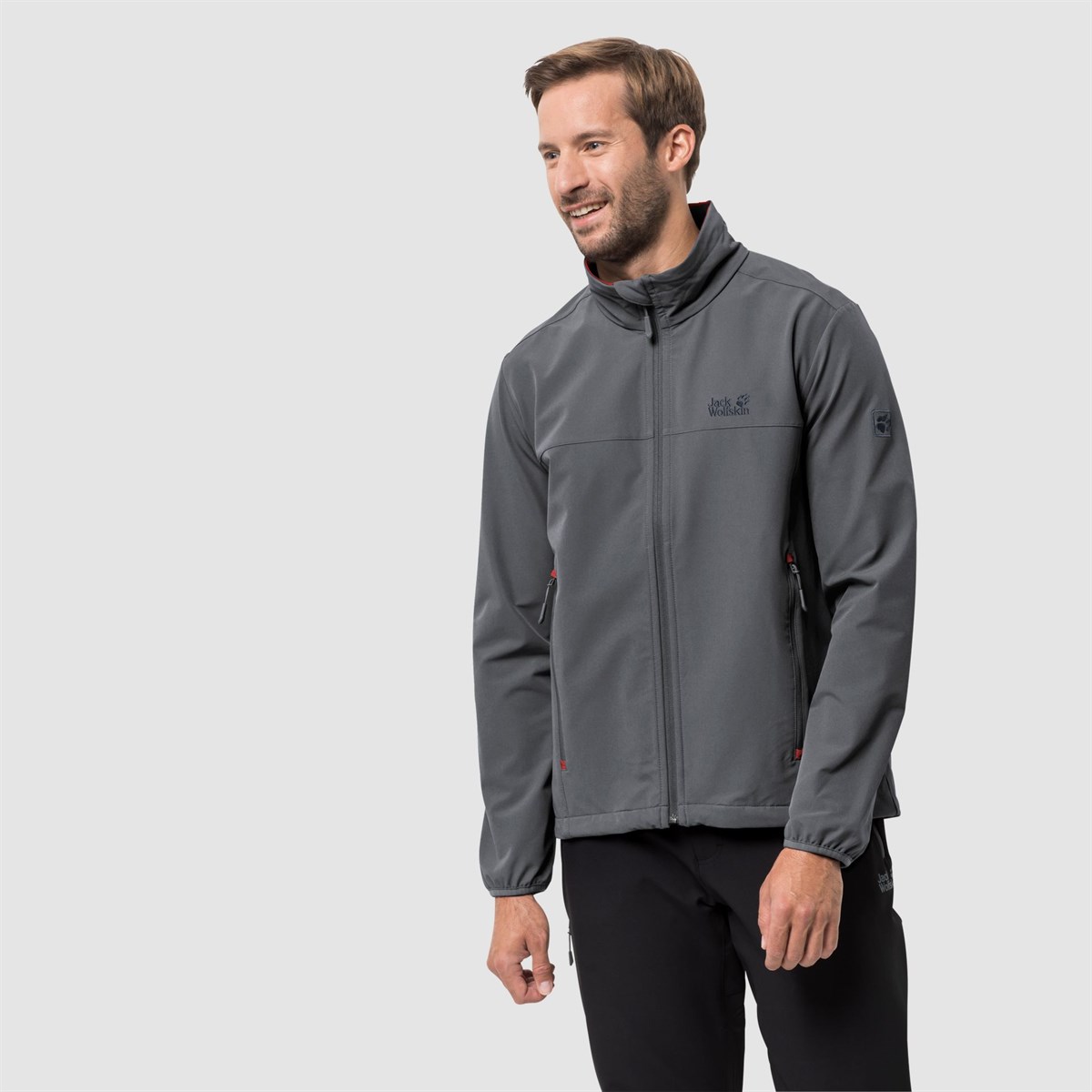 1305471NEBIMV3NEBIMV3|1305471|16409JACK WOLFSKIN CRESTVIEW JACKET MEN ERKEK SOFTSHELL-dark iron
