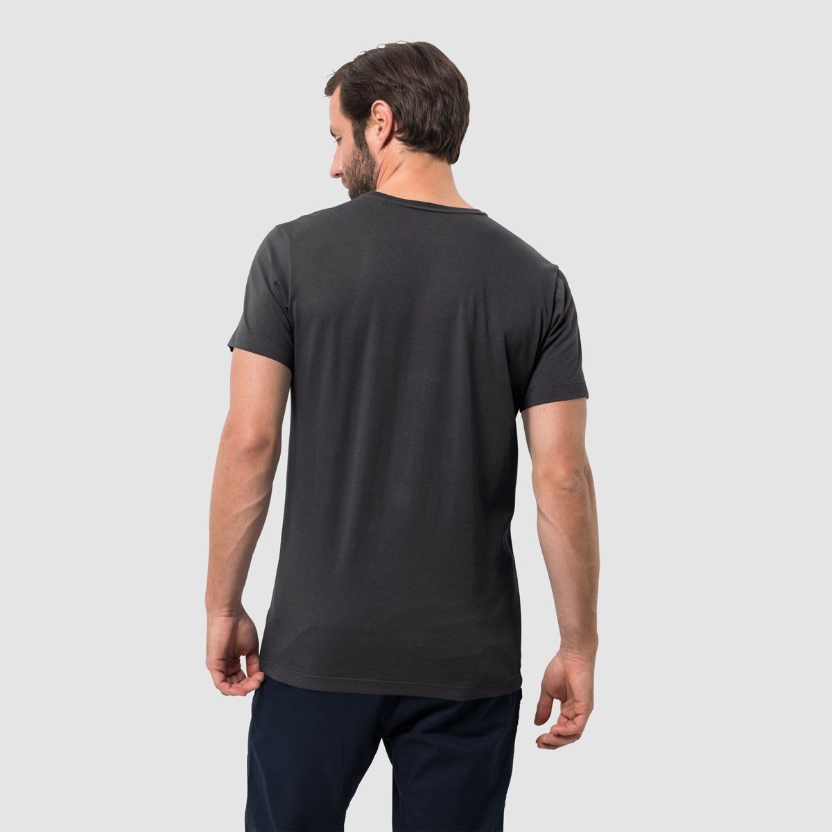 1806341NEBIMV3NEBIMV3|1806341|285JACK WOLFSKIN MARBLE PAW T MEN ERKEK T-SHIRT-phantom