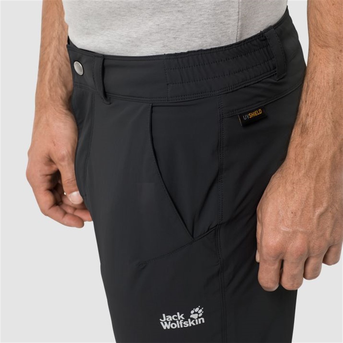 1505561NEBIMV3NEBIMV3|1505561|10011JACK WOLFSKIN HILLTOP TRAIL PANTS M ERKEK OUTDOOR PANTOLONU-Black
