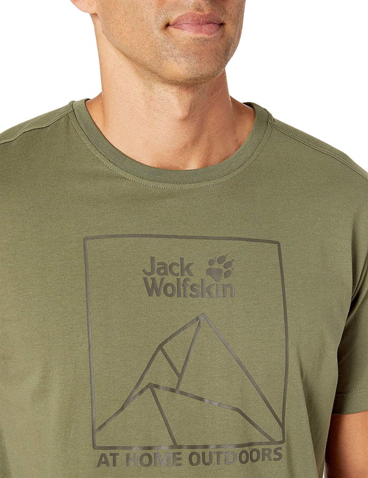 1805551NEBIMV3NEBIMV3|1805551|17282JACK WOLFSKIN PEAK T MEN ERKEK T-SHIRT-woodland green