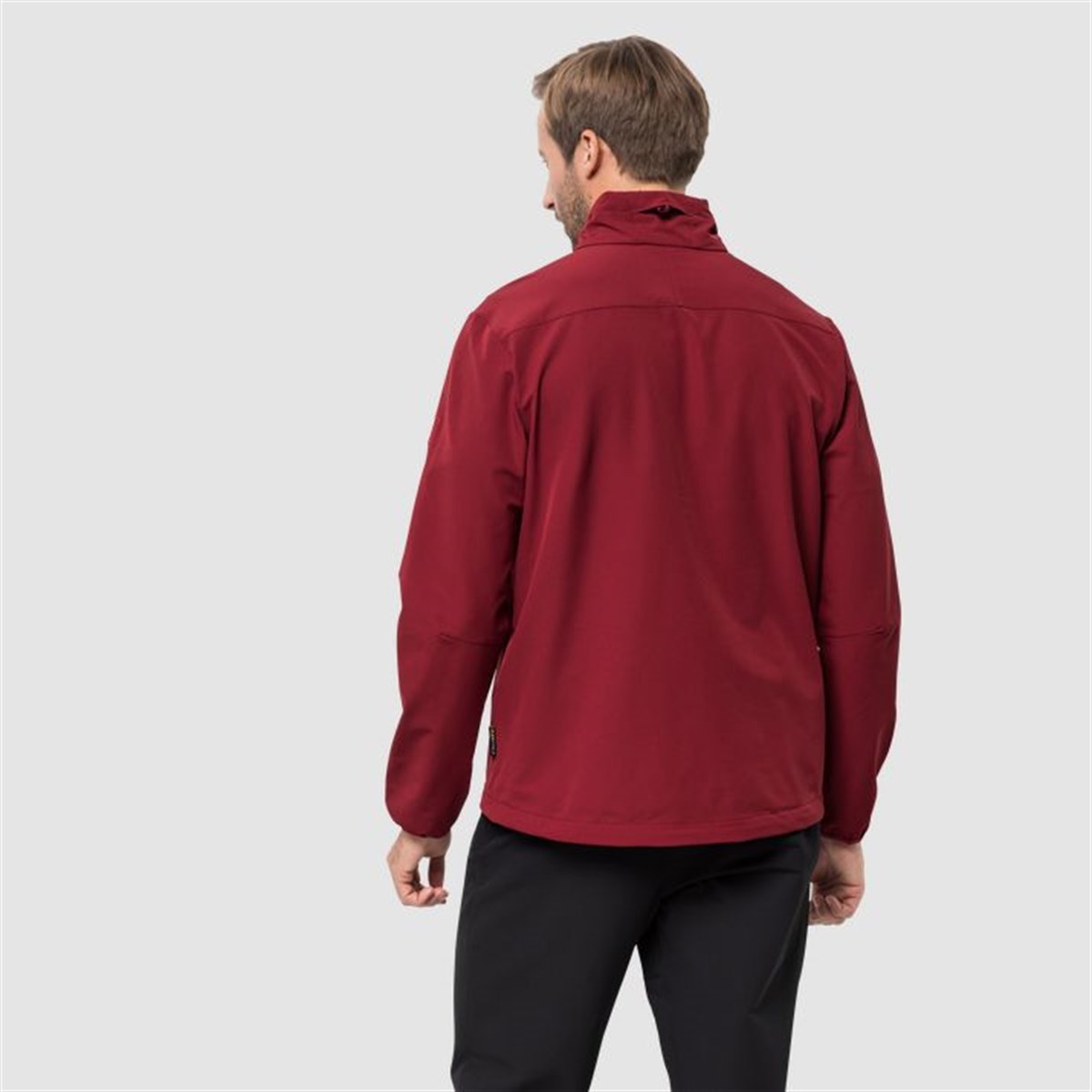 1305471NEBIMV3NEBIMV3|1305471|20895JACK WOLFSKIN CRESTVIEW JACKET MEN ERKEK SOFTSHELL-red maroon