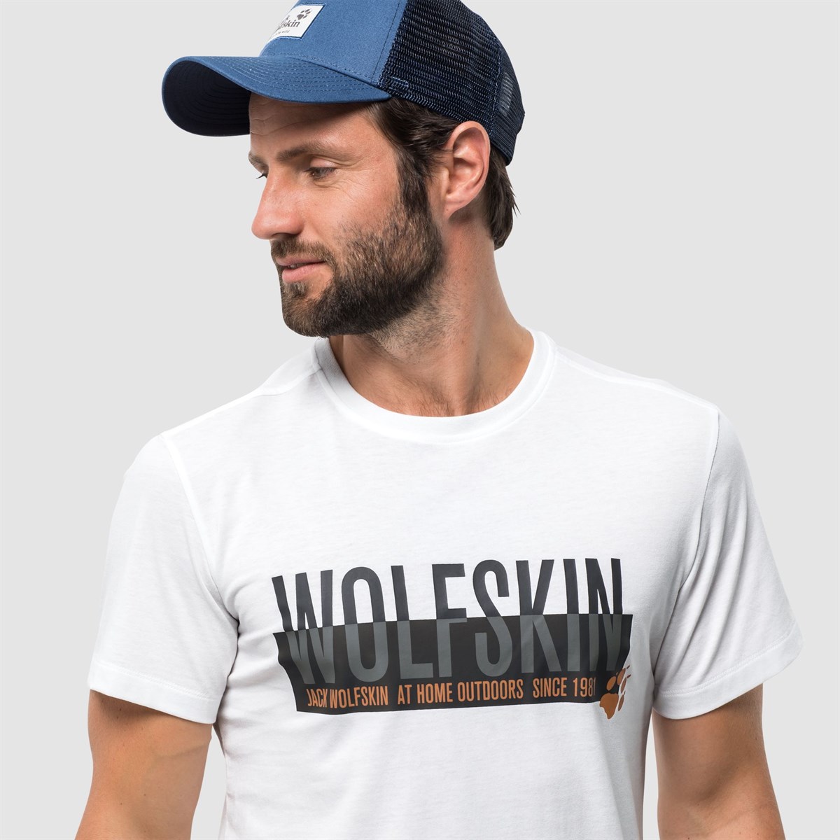 1805641NEBIMV3NEBIMV3|1805641|17898JACK WOLFSKIN SLOGAN T MEN ERKEK T-SHIRT-white rush