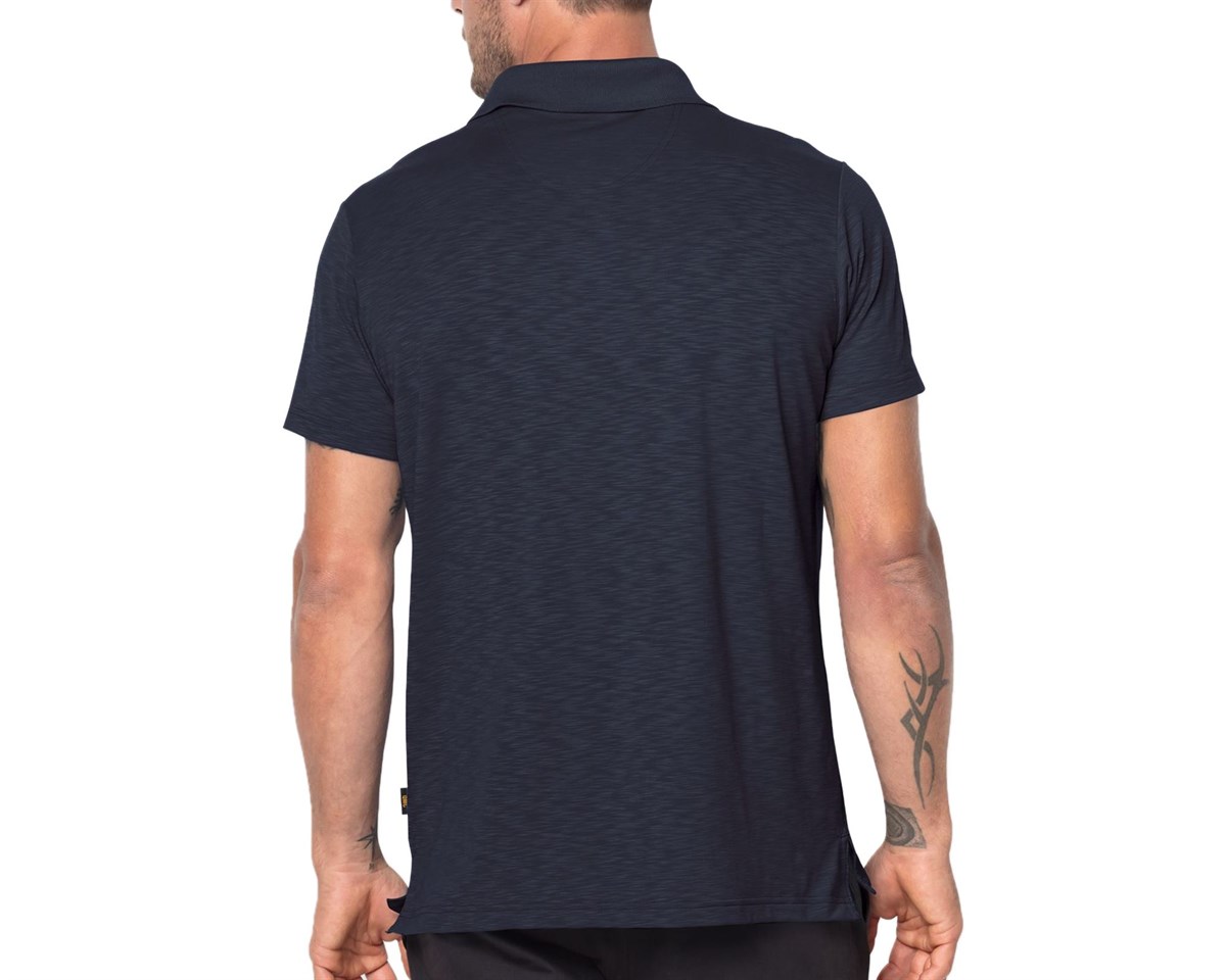 1804542NEBIMV3NEBIMV3|1804542|16459JACK WOLFSKIN TRAVEL POLO MEN ERKEK T-SHIRT-night blue