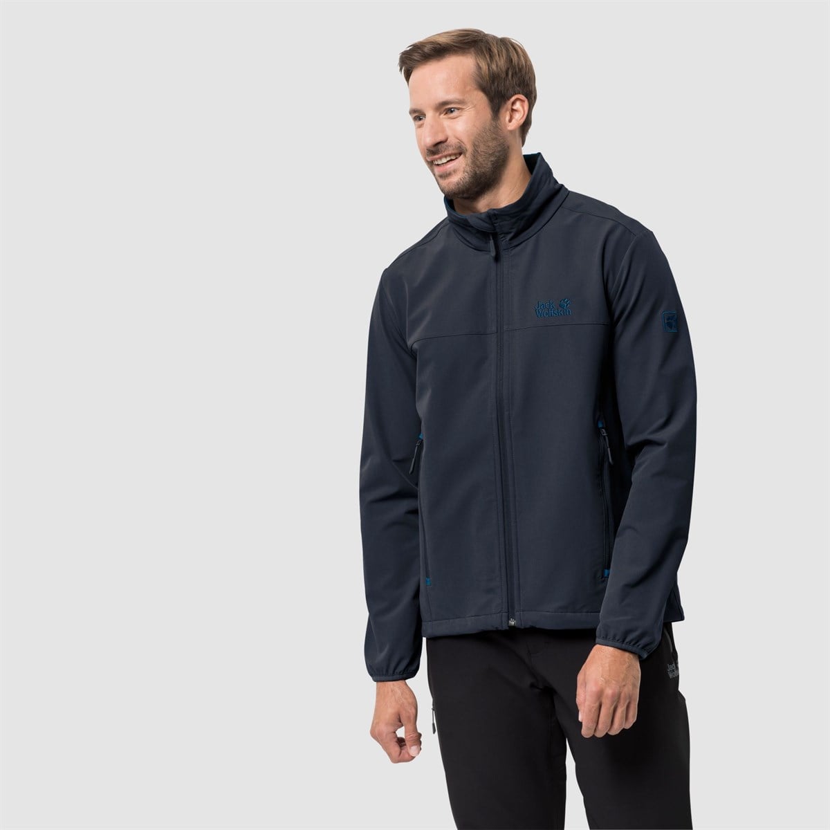 1305471NEBIMV3NEBIMV3|1305471|16459JACK WOLFSKIN CRESTVIEW JACKET MEN ERKEK SOFTSHELL-night blue