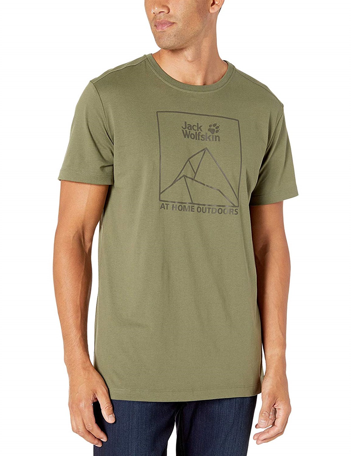 1805551NEBIMV3NEBIMV3|1805551|17282JACK WOLFSKIN PEAK T MEN ERKEK T-SHIRT-woodland green