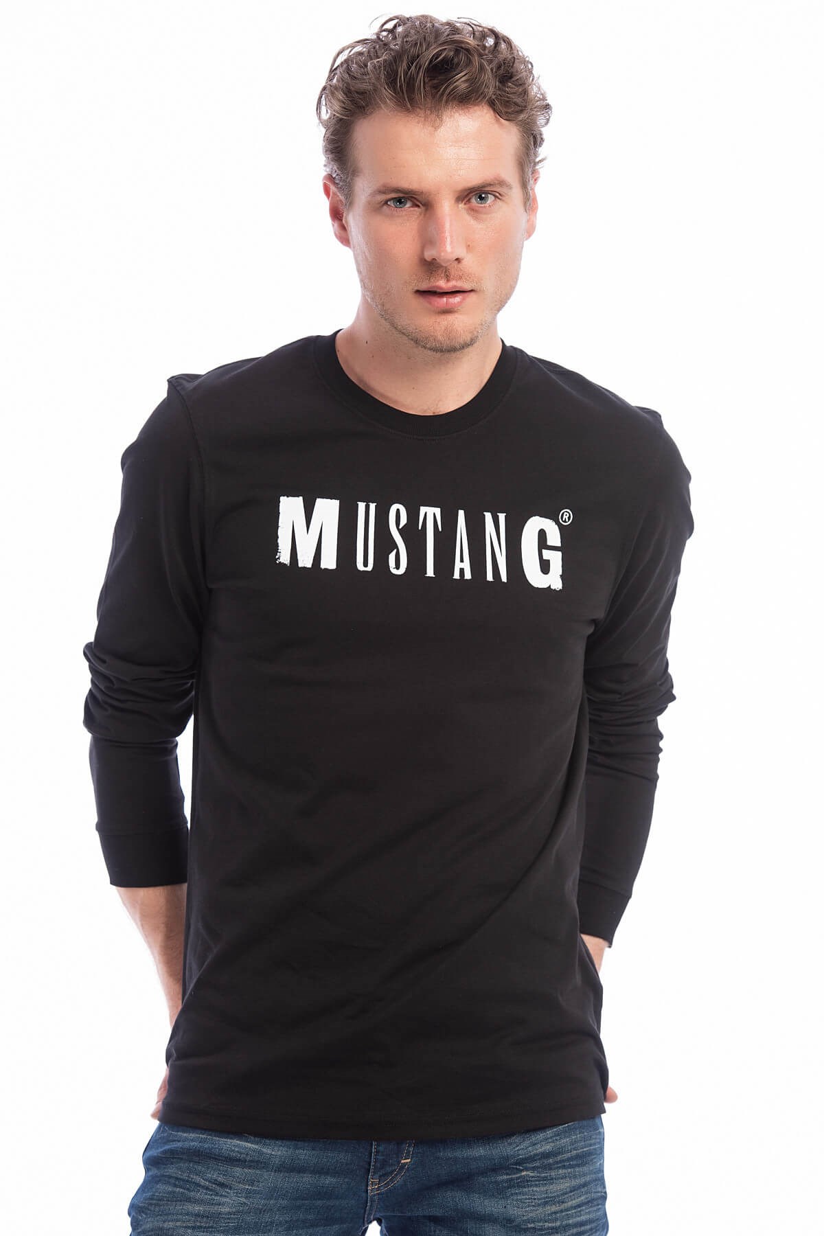 04-M00223-440NEBIMV3NEBIMV3|04-M00223-440|B08MUSTANG ERKEK T-SHİRT-Siyah