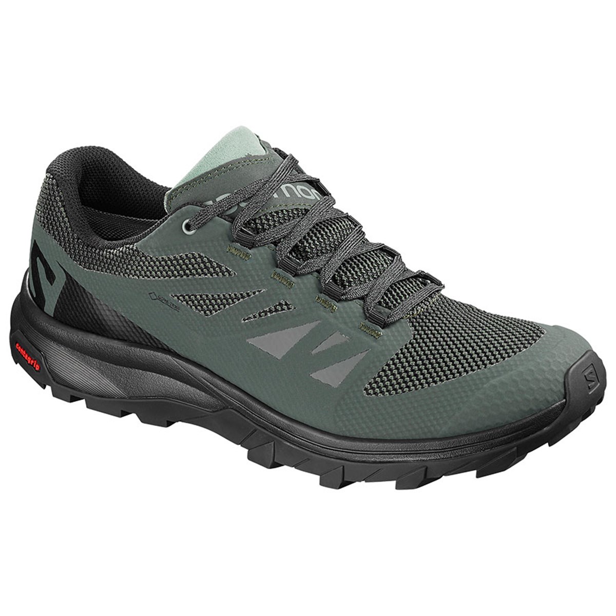 L40477100NEBIMV3NEBIMV3|L40477100|20855SALOMON OUTline GTX® ERKEK AYAKKABI-Urban Chic/Black/Green Milieu