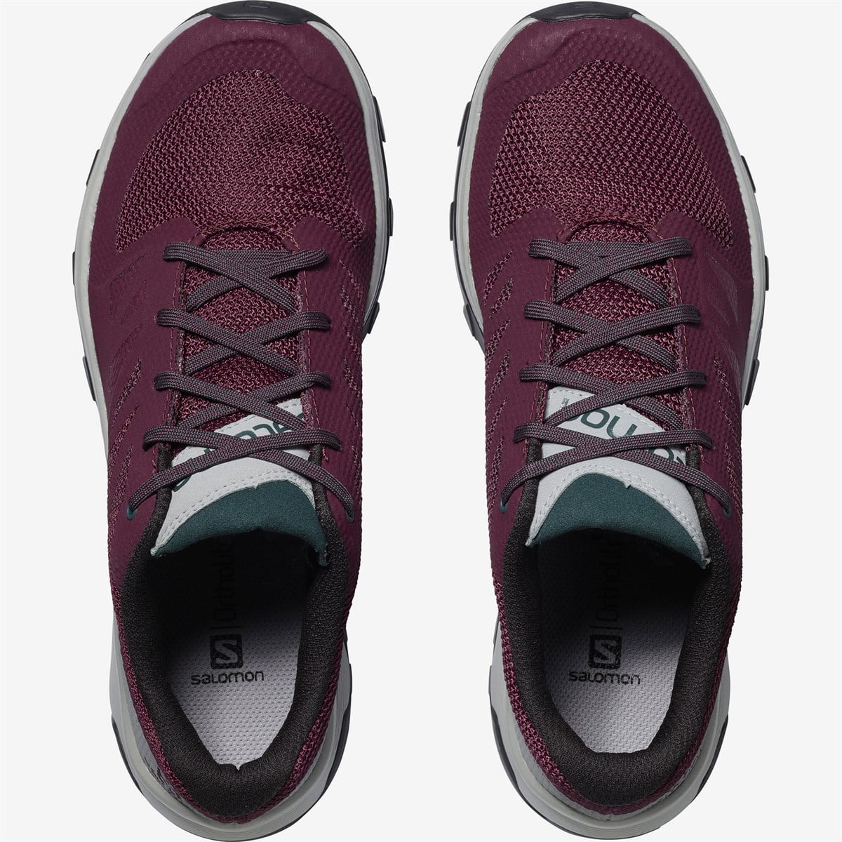 L40996600SalomonNEBIMV3|L40996600|23528SALOMON OUTline W KADIN OUTDOOR AYAKKABI - L40996600-Winetasting/Quarry/GREEN GABLES