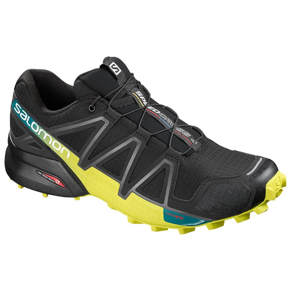 L39239800NEBIMV3NEBIMV3|L39239800|16602SALOMON SPEEDCROSS 4 ERKEK KOSU AYAKKABISI-Black/Everglade/Sulphur Spring