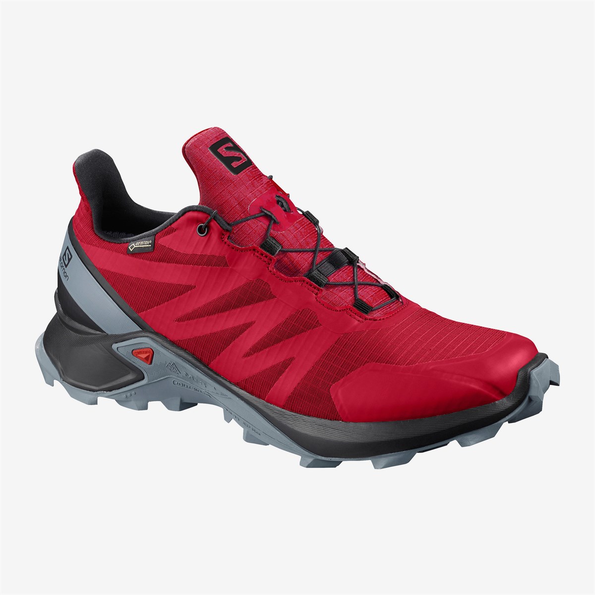 L40917800NEBIMV3NEBIMV3|L40917800|22701SALOMON SUPERCROSS GTX-Barbados Cherry/Black/FLINT STONE