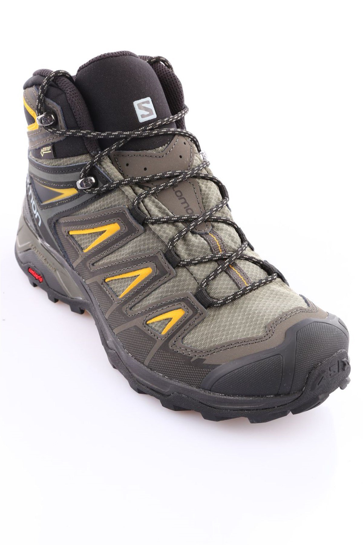 L40133700NEBIMV3NEBIMV3|L40133700|20844SALOMON X ULTRA 3 MID GTX® ERKEK AYAKKABI-Castor Gray/Black/Green Sulphur