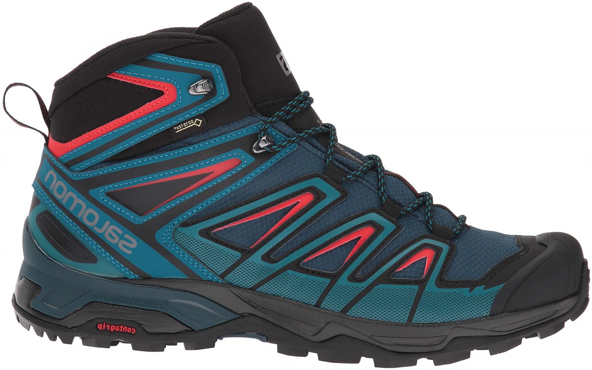 L40467200NEBIMV3NEBIMV3|L40467200|20845SALOMON X ULTRA 3 MID GTX® ERKEK AYAKKABI-Reflecting Pond/Deep Lagoon/High Risk Red