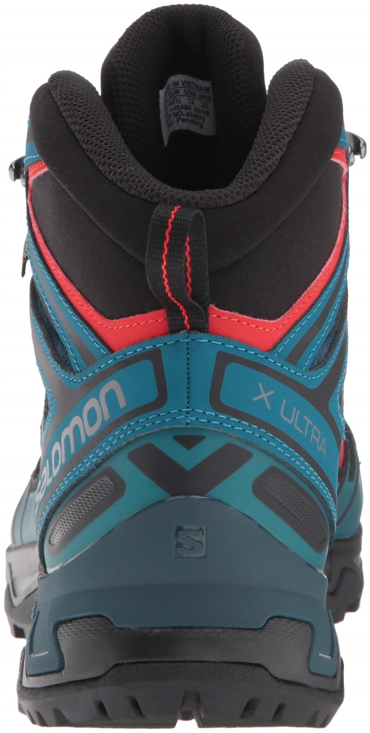 L40467200NEBIMV3NEBIMV3|L40467200|20845SALOMON X ULTRA 3 MID GTX® ERKEK AYAKKABI-Reflecting Pond/Deep Lagoon/High Risk Red