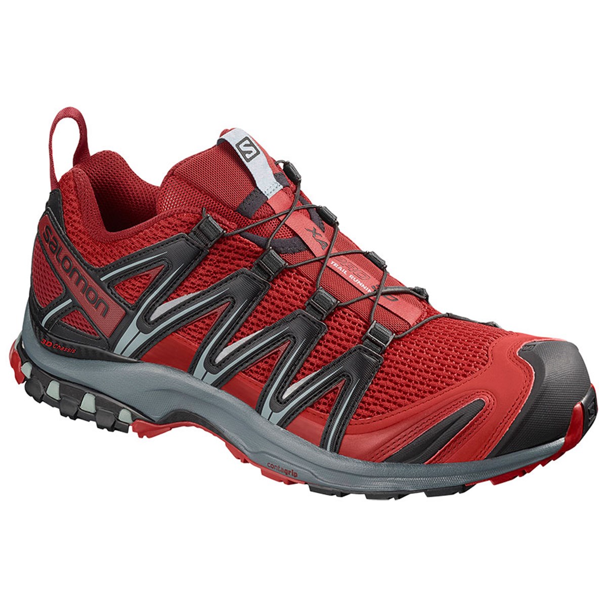 L40671100NEBIMV3NEBIMV3|L40671100|22092SALOMON XA PRO 3D ERKEK AYAKKABI-Barbados Cherry/Stormy Weather/Black