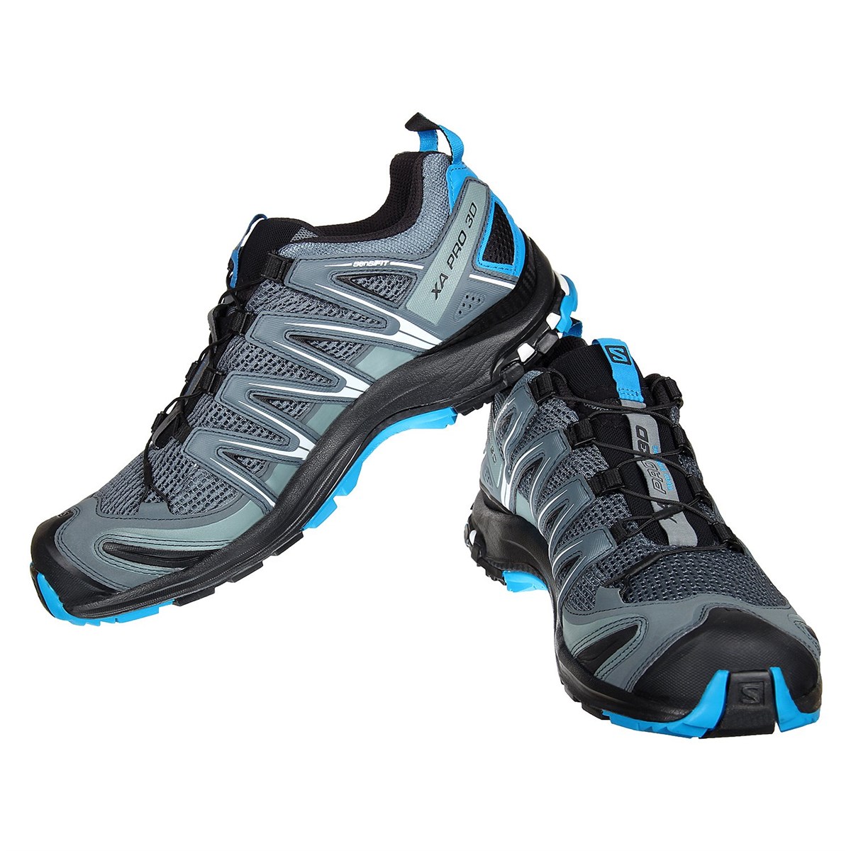 L40074500NEBIMV3NEBIMV3|L40074500|19713SALOMON XA PRO 3D ERKEK AYAKKABI-Stormy Weather/Black/Hawaiian Surf