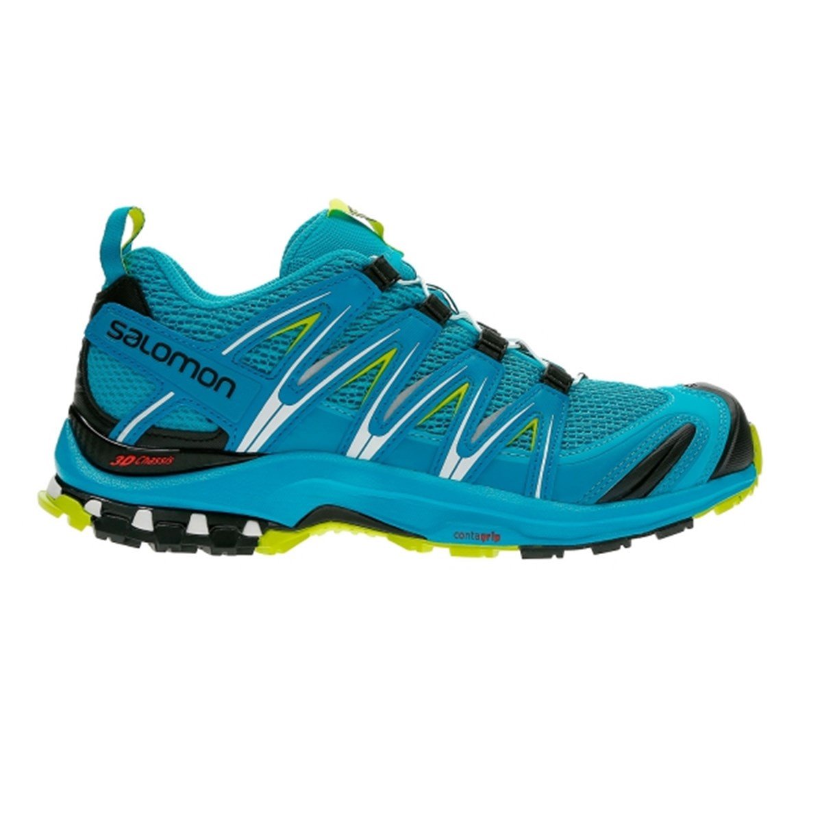 L40672400NEBIMV3NEBIMV3|L40672400|22095SALOMON XA PRO 3D W KADIN AYAKKABI-Bluebird/Caneel Bay/Acid Lime