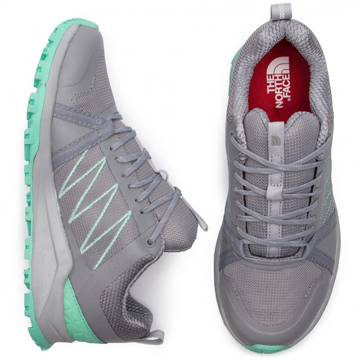 T93REGC73NEBIMV3NEBIMV3|T93REGC73|R017TNF W LITEWAVE FASTPACK II GRİ YEŞİL KADIN AYAKKABI-GRİ-YEŞİL