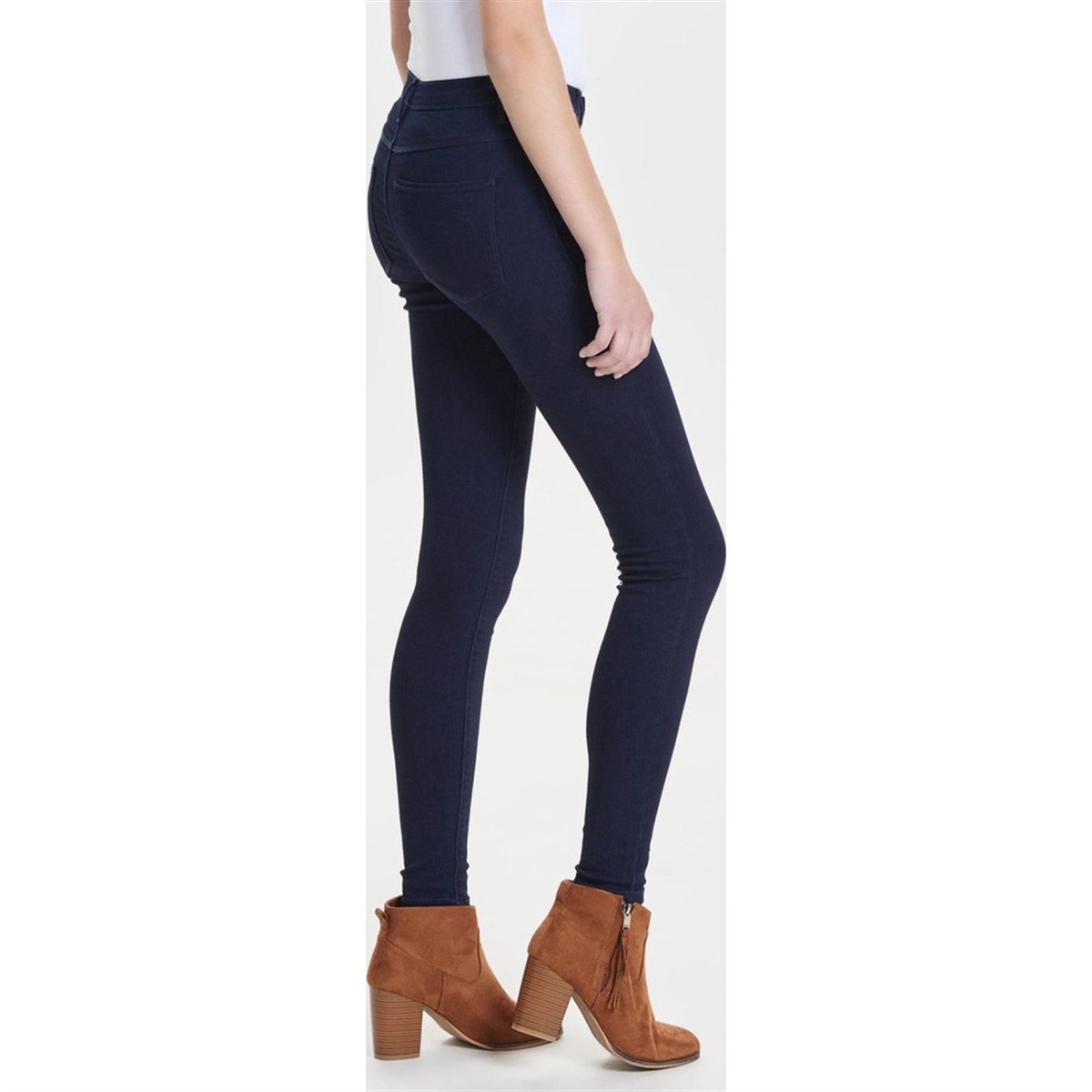 15129694NEBIMV3NEBIMV3|15129694|DarkONLY ONLRAIN REG SKINNY JEANS CRY1050 NOOS KADIN PANTOLON-Dark Grey Melange
