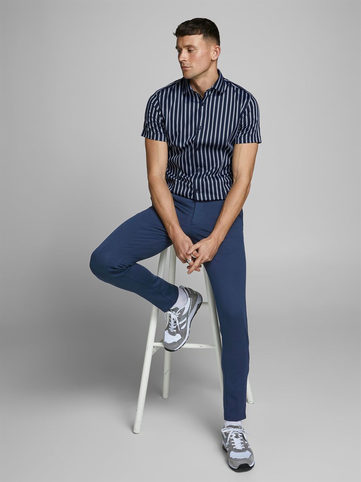 12173630Jack&Jones Jjimarco Jjphil Jersey Nor D. Navy Erkek Pantolon - 12173630