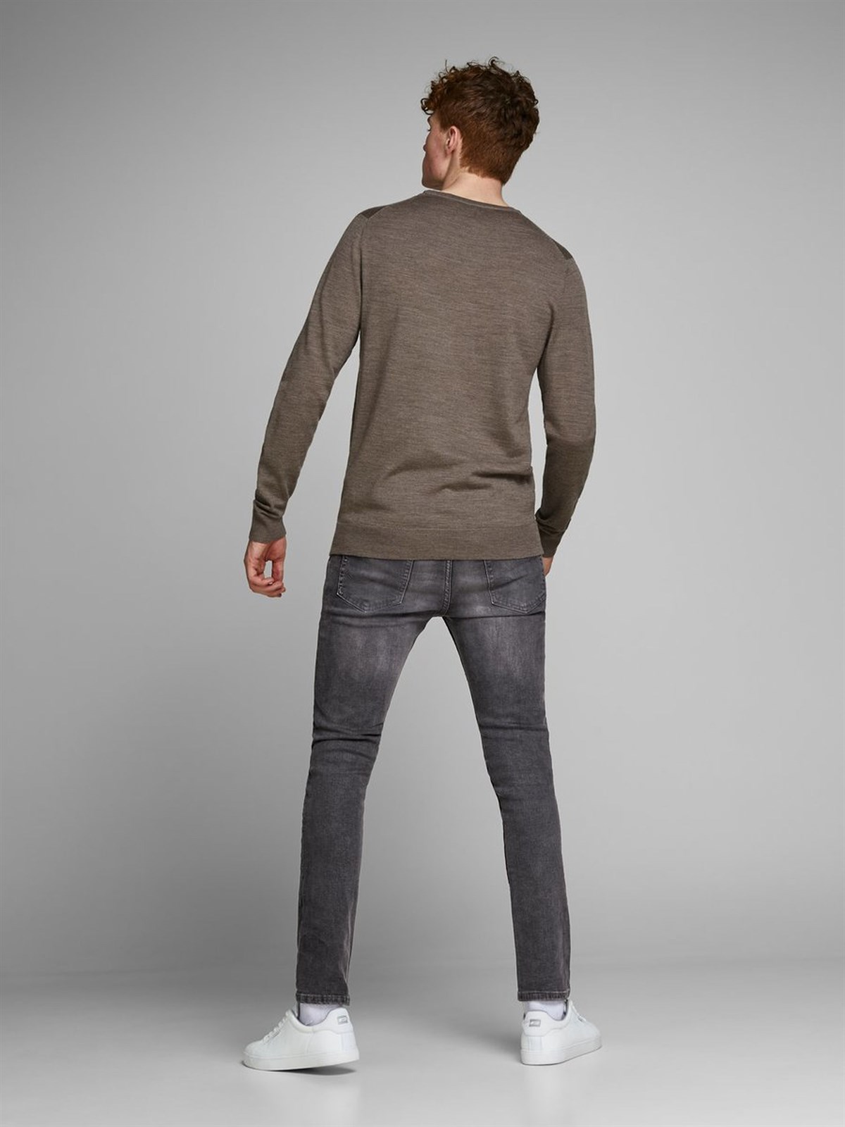 12141630NEBIMV3NEBIMV3|12141630|GreyJACK & JONES JJIGLENN JJORIGINAL NZ 007 NOOS ERKEK PANTOLON-Grey Denim