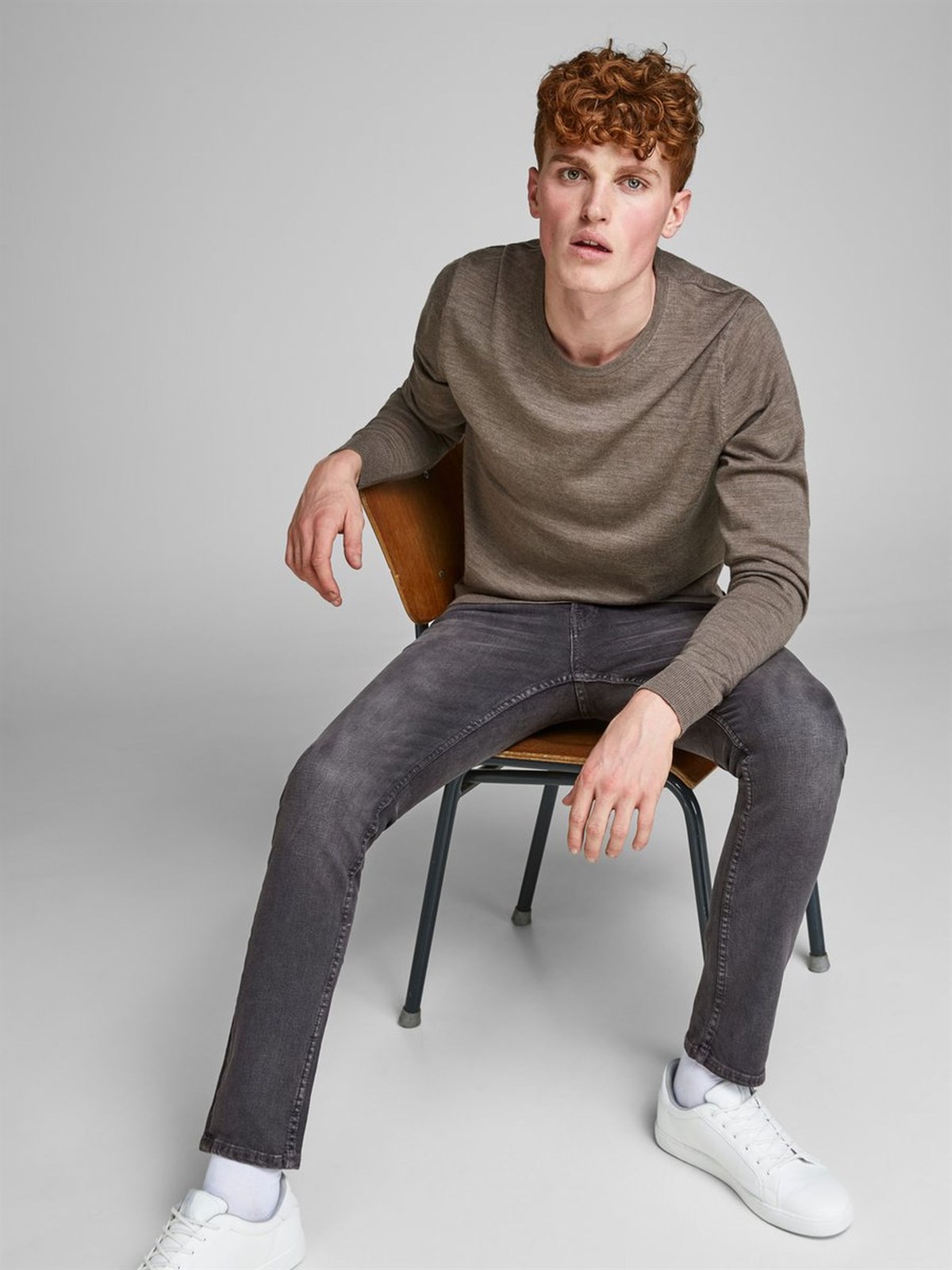 12141630NEBIMV3NEBIMV3|12141630|GreyJACK & JONES JJIGLENN JJORIGINAL NZ 007 NOOS ERKEK PANTOLON-Grey Denim