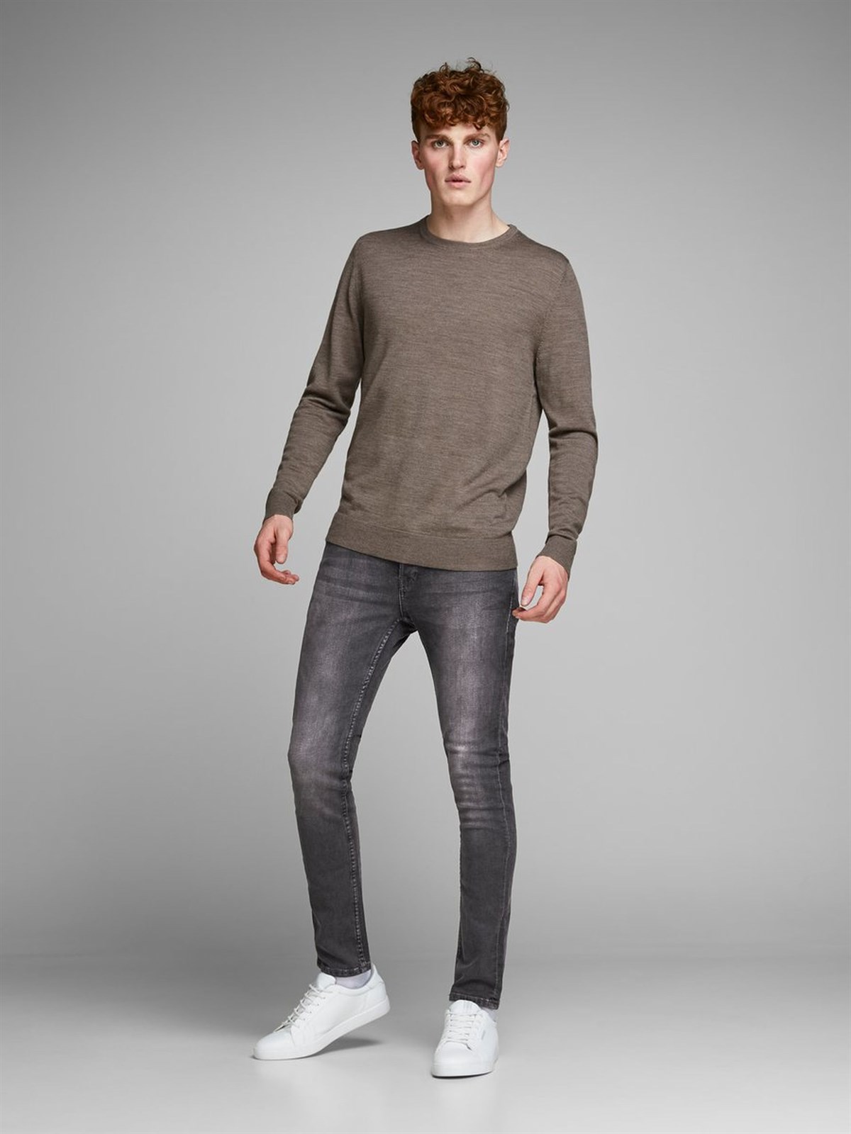 12141630NEBIMV3NEBIMV3|12141630|GreyJACK & JONES JJIGLENN JJORIGINAL NZ 007 NOOS ERKEK PANTOLON-Grey Denim
