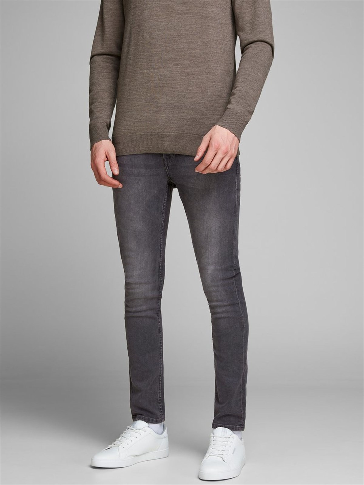 12141630NEBIMV3NEBIMV3|12141630|GreyJACK & JONES JJIGLENN JJORIGINAL NZ 007 NOOS ERKEK PANTOLON-Grey Denim