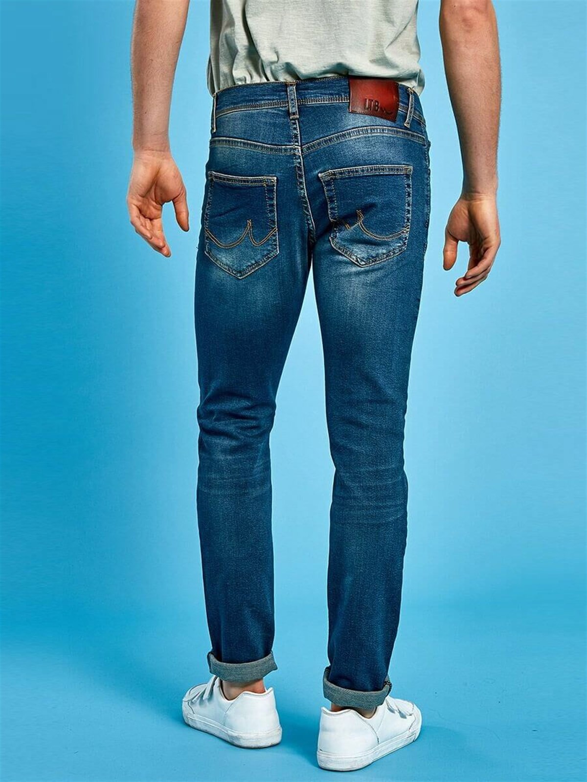 50555Ltb Enrico Verdant Wash Erkek Pantolon
