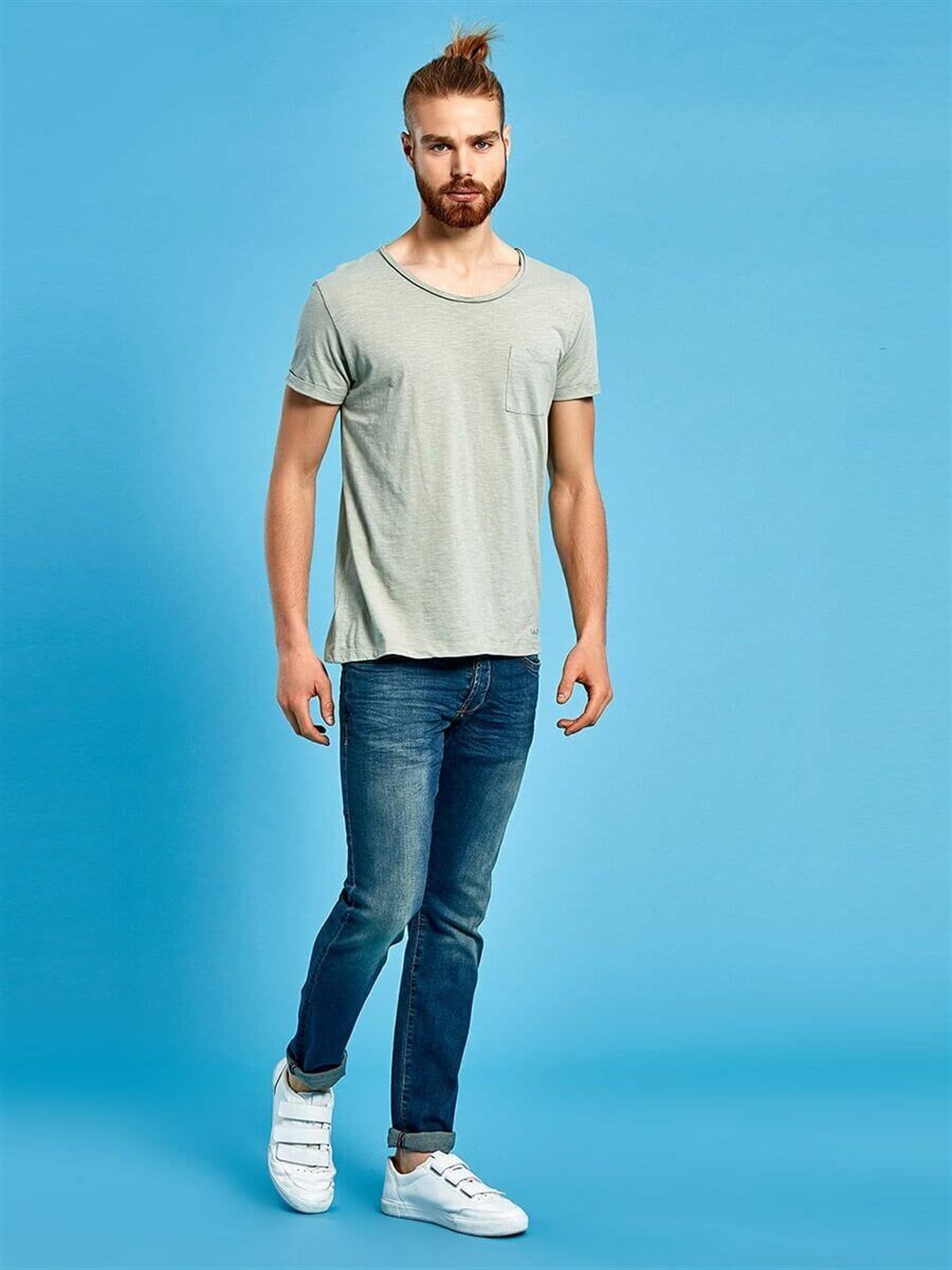 50555Ltb Enrico Verdant Wash Erkek Pantolon