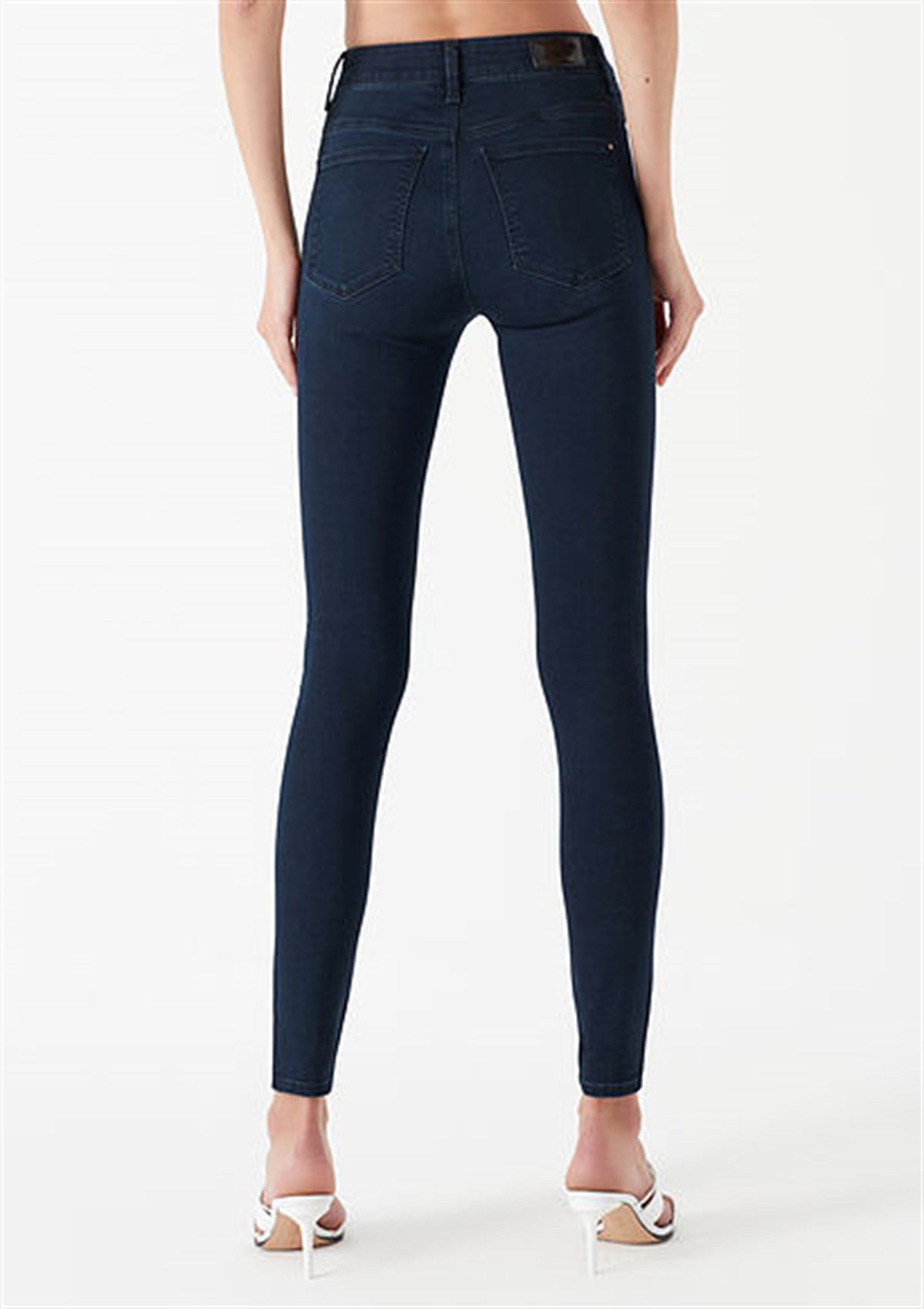 1067831058NEBIMV3NEBIMV3|1067831058|STDMAVİ ALISSA Midnight GOLD Shape KADIN PANTOLON 1067831058-STD