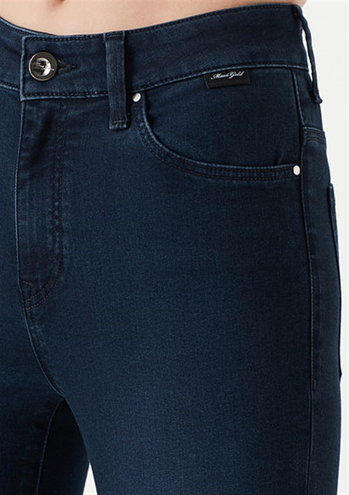1067831058NEBIMV3NEBIMV3|1067831058|STDMAVİ ALISSA Midnight GOLD Shape KADIN PANTOLON 1067831058-STD