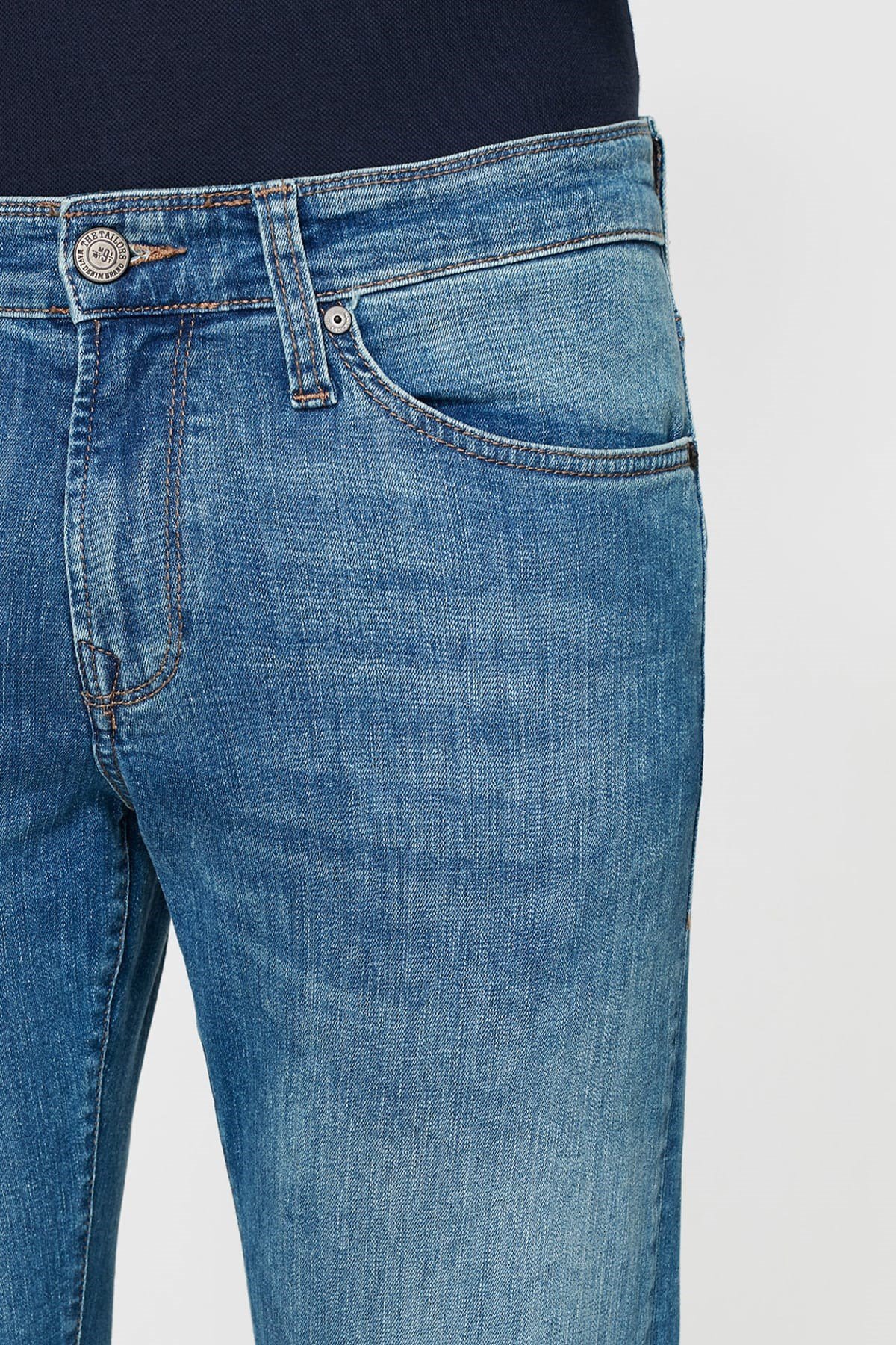 0020225609NEBIMV3NEBIMV3|0020225609|R000MAVİ HUNTER Indigo Brushed Summer denim-STD