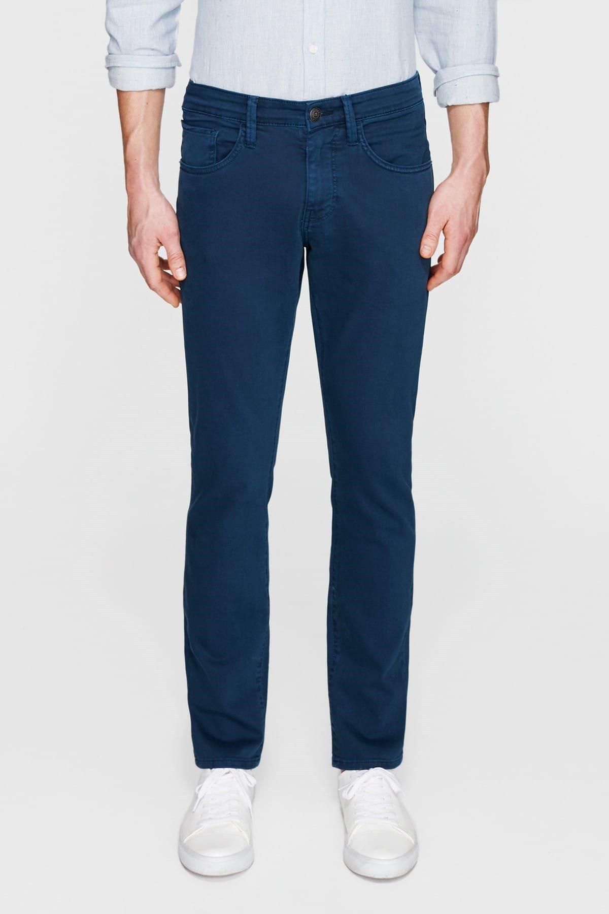 00422245360NEBIMV3NEBIMV3|00422245360|STDMAVİ JAKE Dark Denim Comfort ERKEK PANTOLON-STD