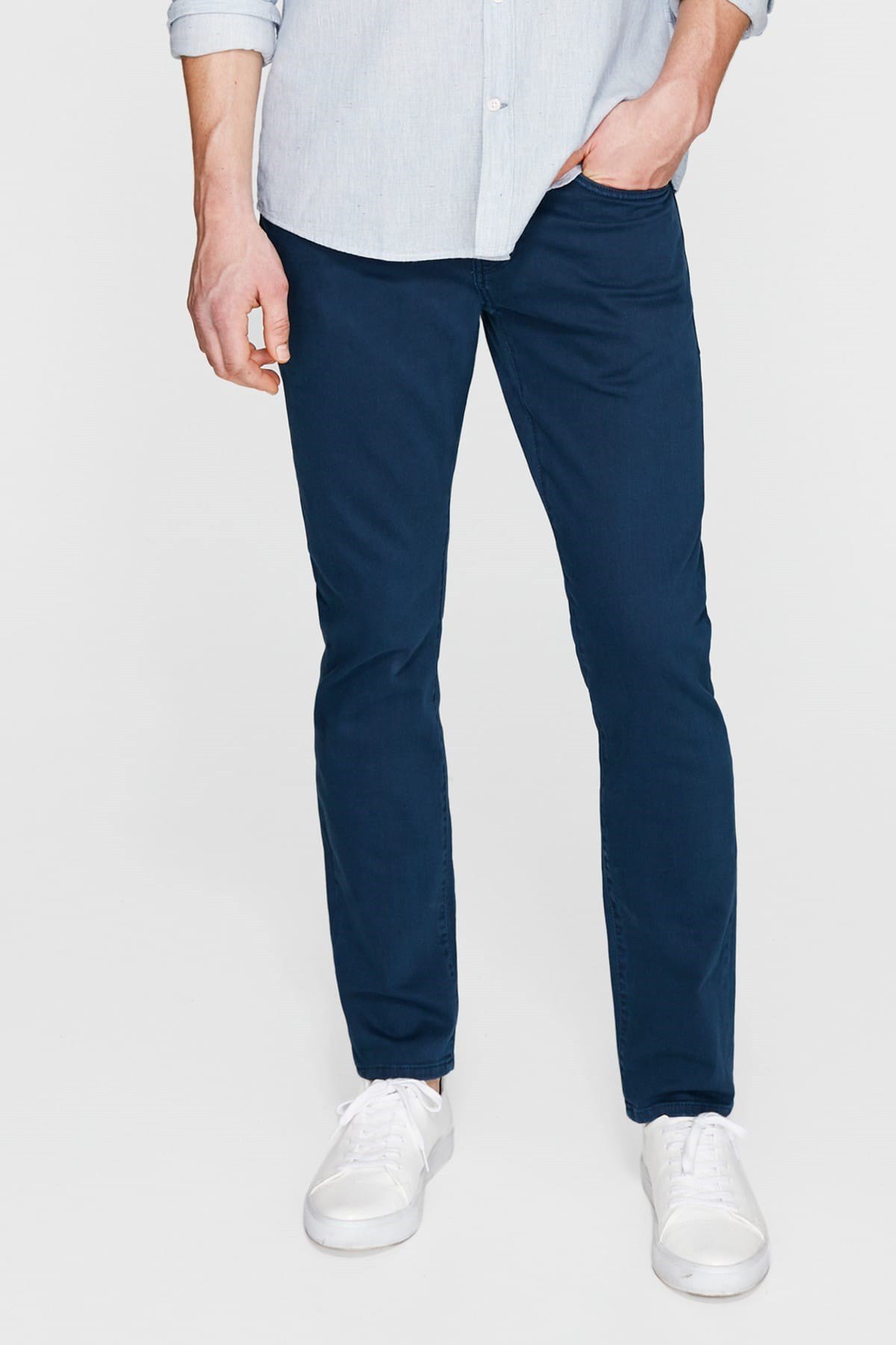 00422245360NEBIMV3NEBIMV3|00422245360|STDMAVİ JAKE Dark Denim Comfort ERKEK PANTOLON-STD