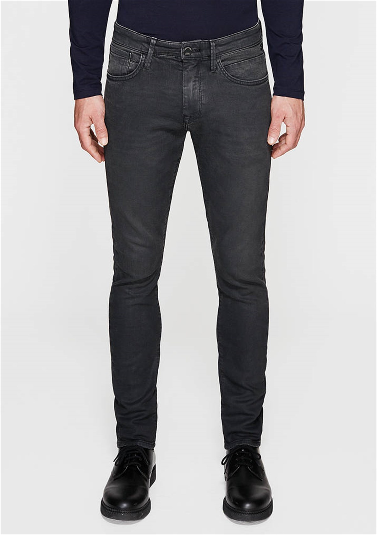 0042424984Mavi James Coated Coal Mavi Black