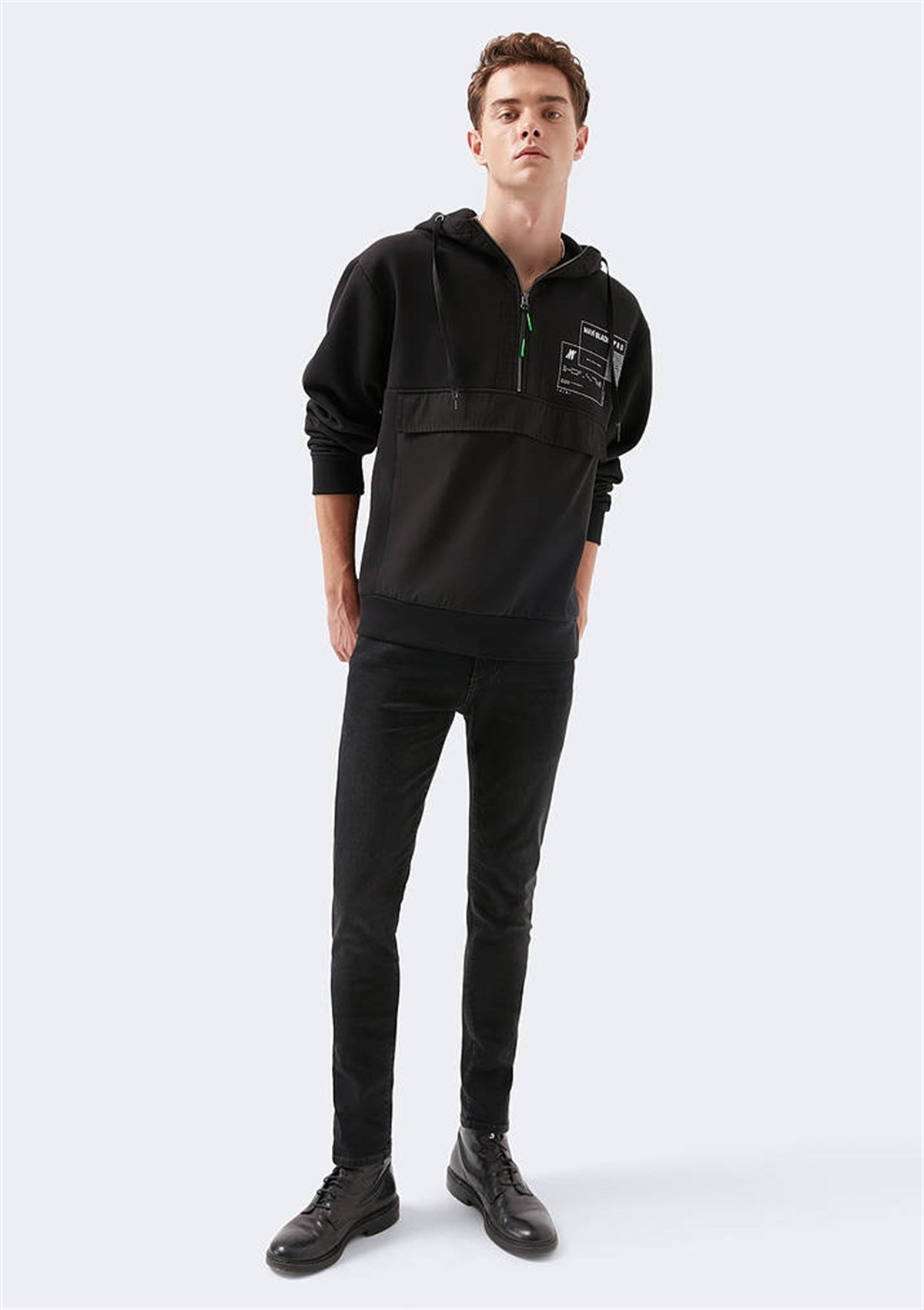 0042430563Mavi James Dark Smoke Mavi Black Pro Erkek Pantolon