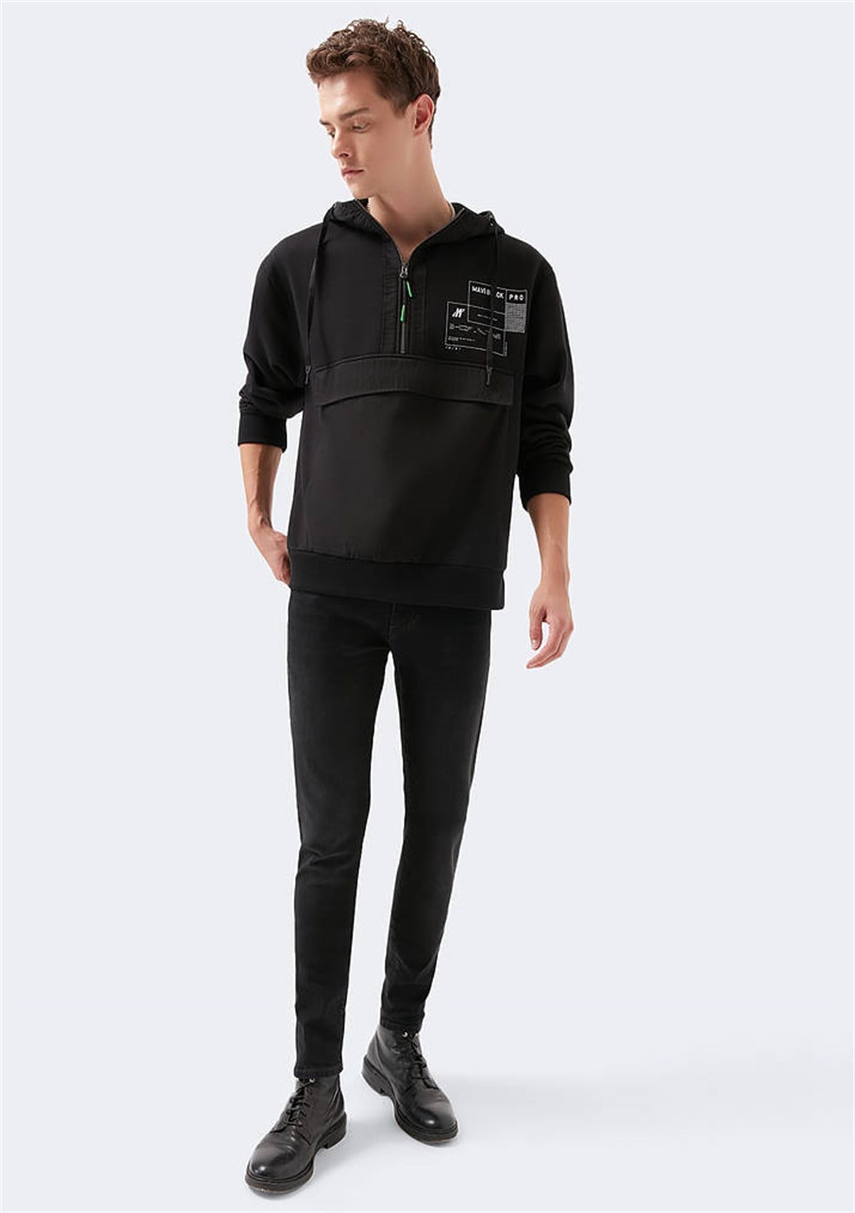 0042430563Mavi James Dark Smoke Mavi Black Pro Erkek Pantolon