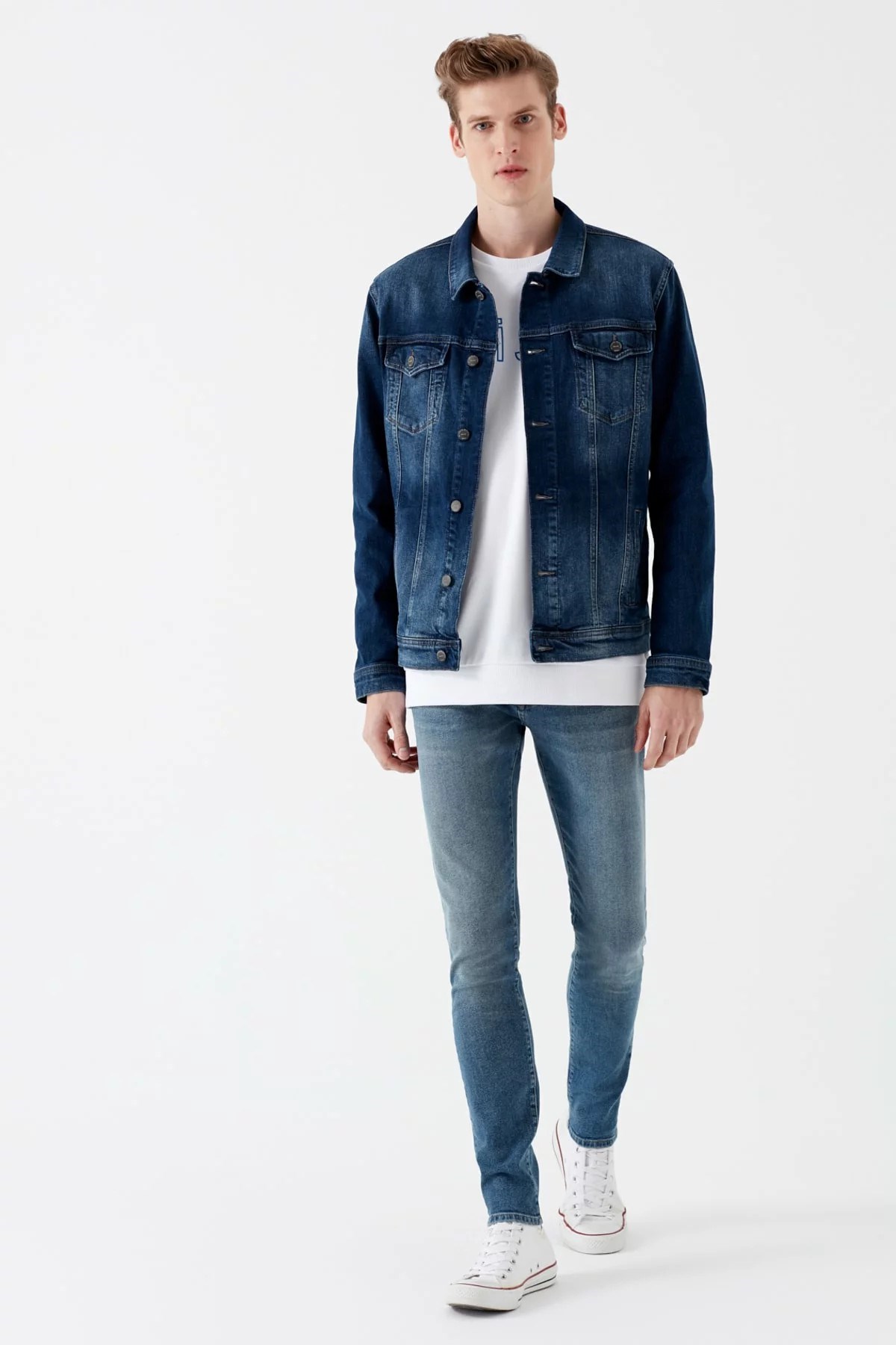 0076226076MAVİ LEO Dark 90's Denim