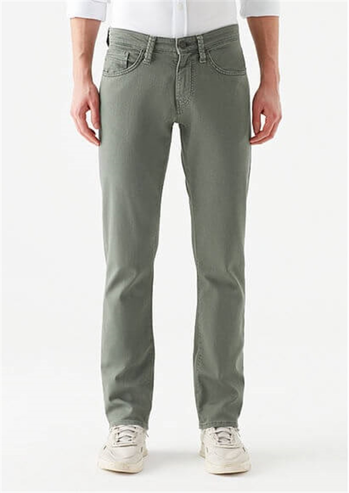 0035132491Mavi Marcus Castor Grey Comfort Erkek Pantolon