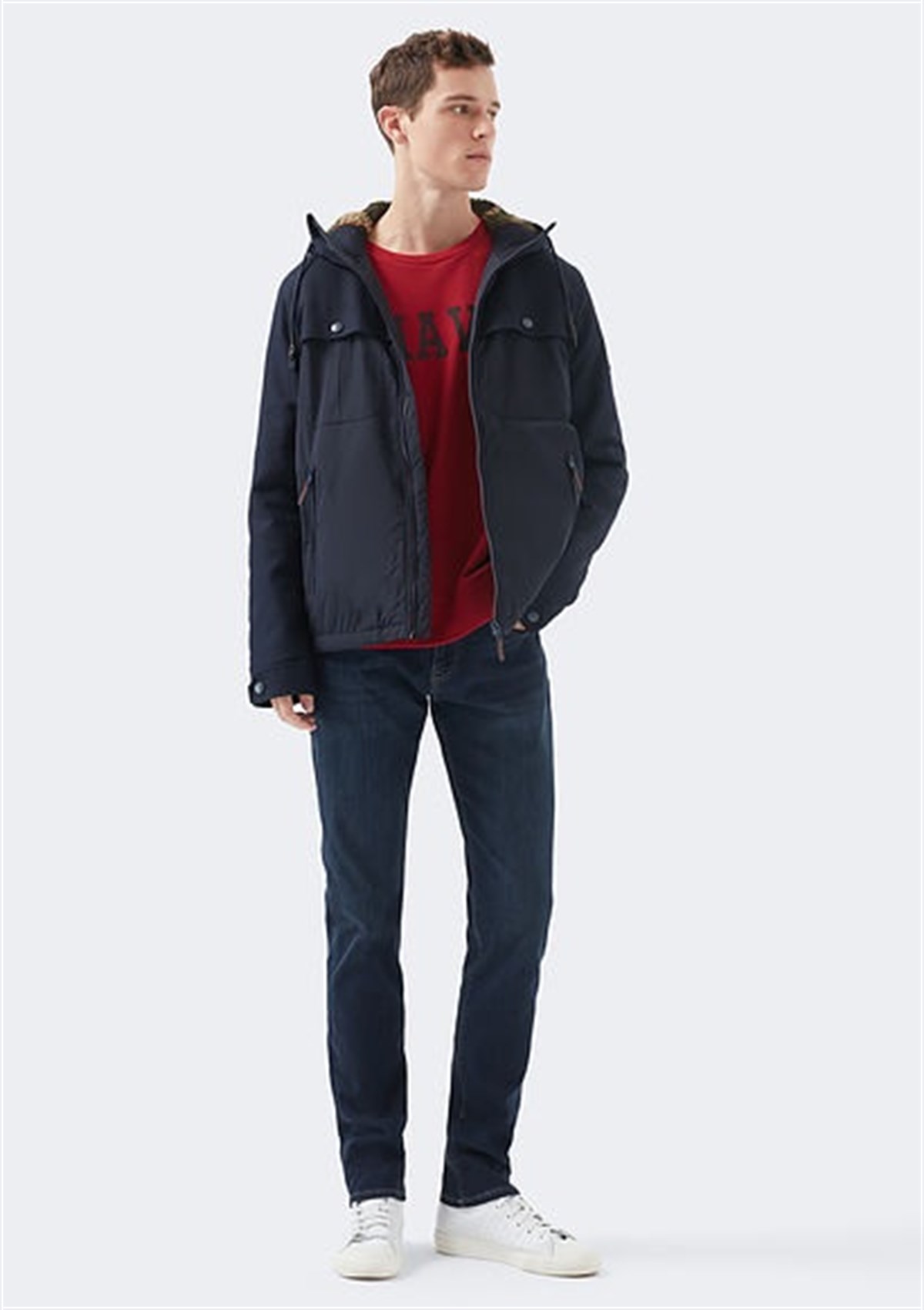 0035131948Mavi Marcus Dark Brushed 90'S Comfort Erkek Pantolon
