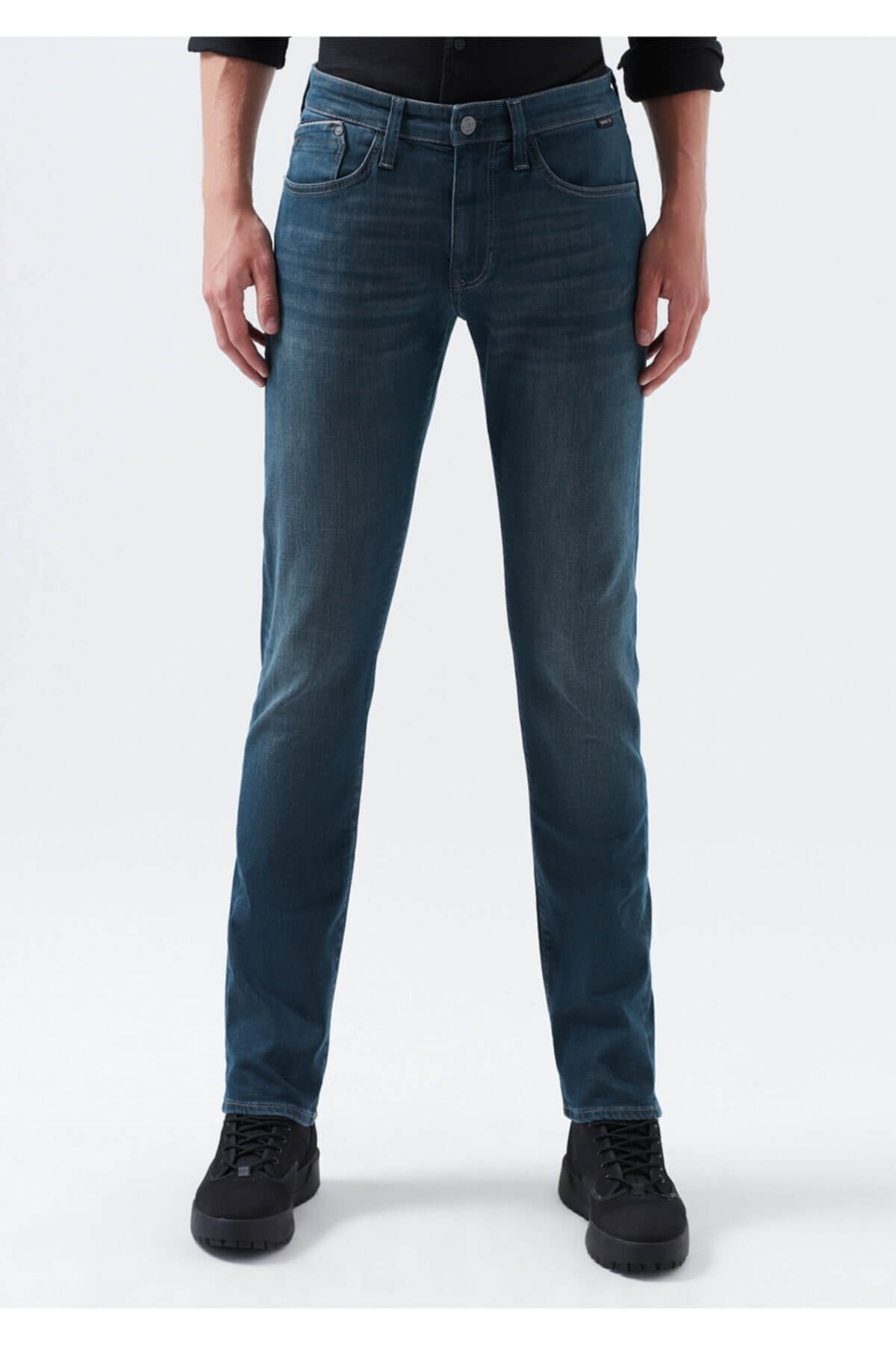 0035129616Mavi Marcus Foggy Shaded Black Erkek Pantolon