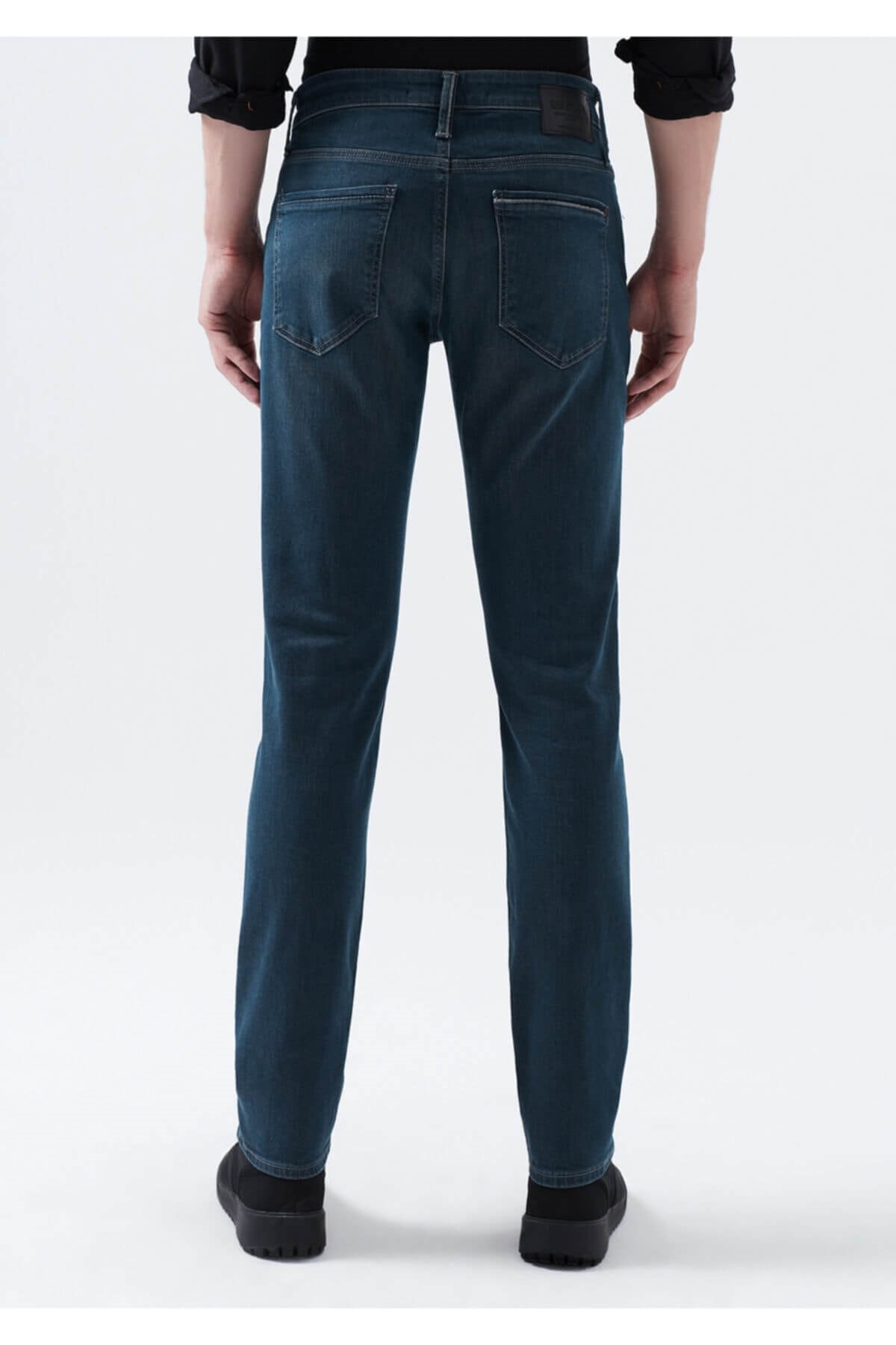 0035129616Mavi Marcus Foggy Shaded Black Erkek Pantolon