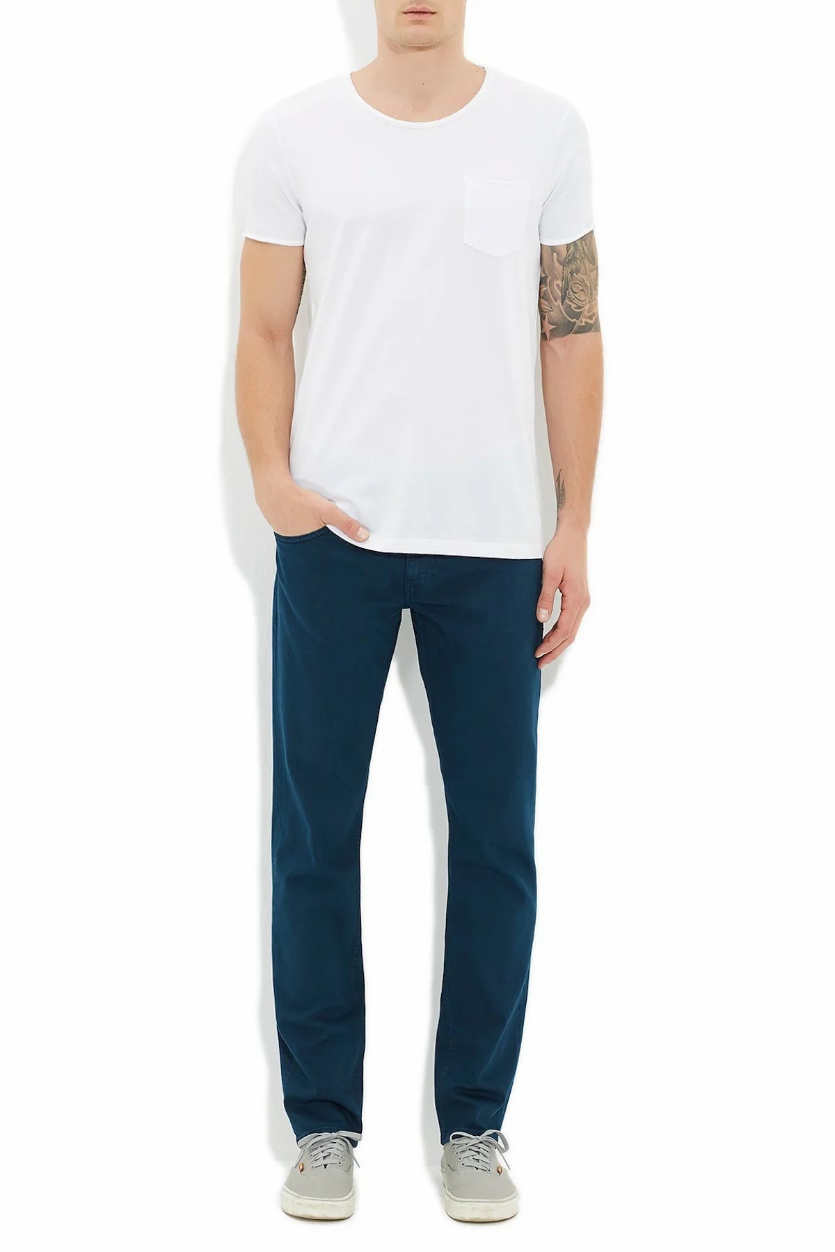 0035121772MAVİ MARCUS Ink Colored Denim