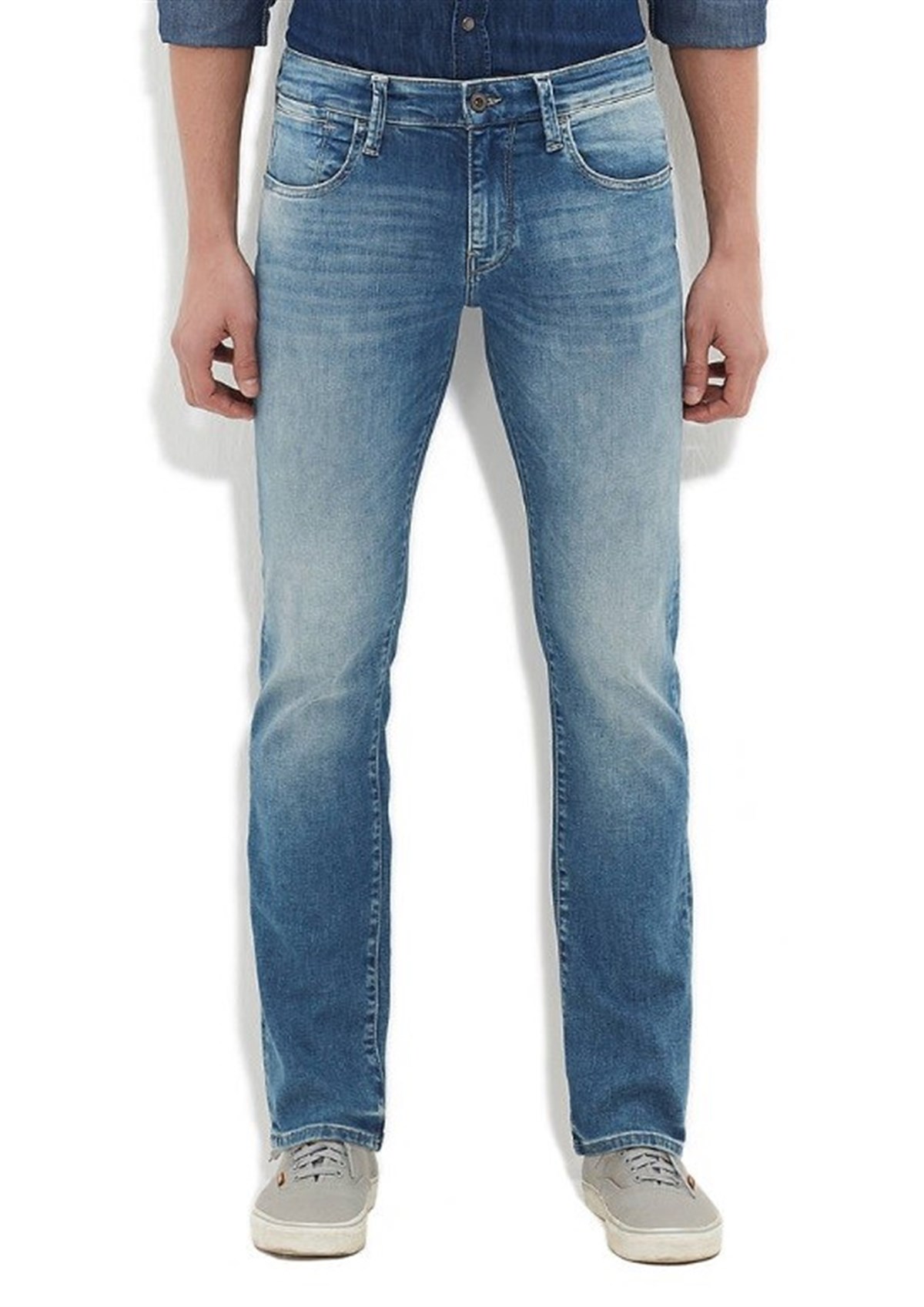 35123319MAVİ MARCUS Lt brushed Mavi Premium Comfort