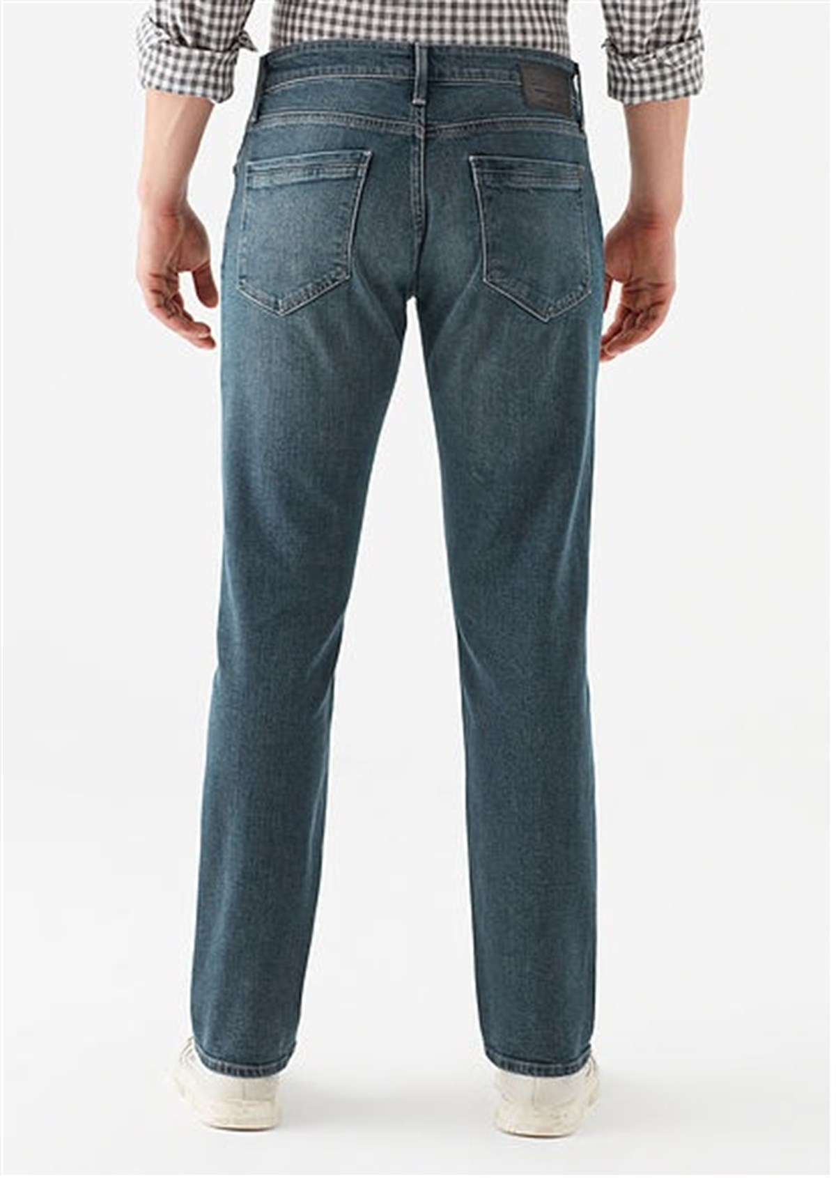 0037828186Mavi Martın Dark Foggy Shaded Mavi Black Erkek Pantolon