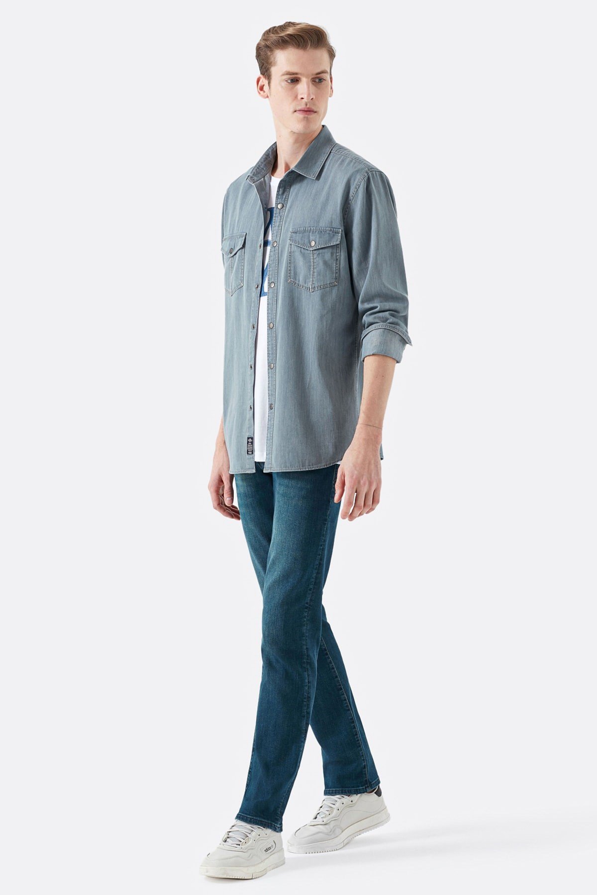 0037830619NEBIMV3NEBIMV3|0037830619|STDMAVİ MARTIN Deep Shaded Mavi Premium ERKEK PANTOLON 0037830619-STD